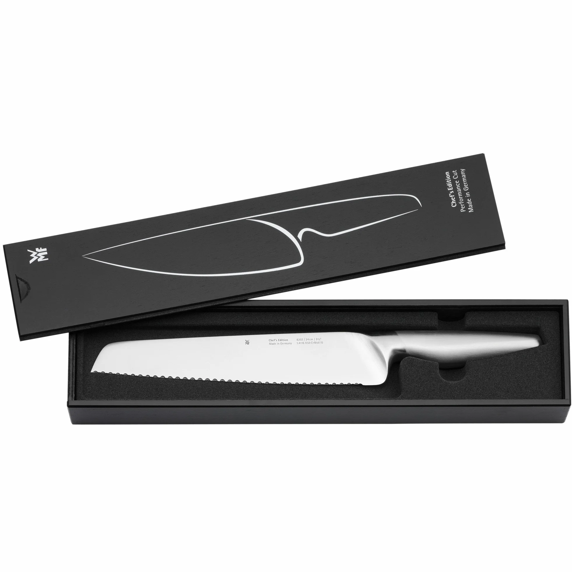 WMF Nóż do chleba szefa kuchni 24 cm, srebrny