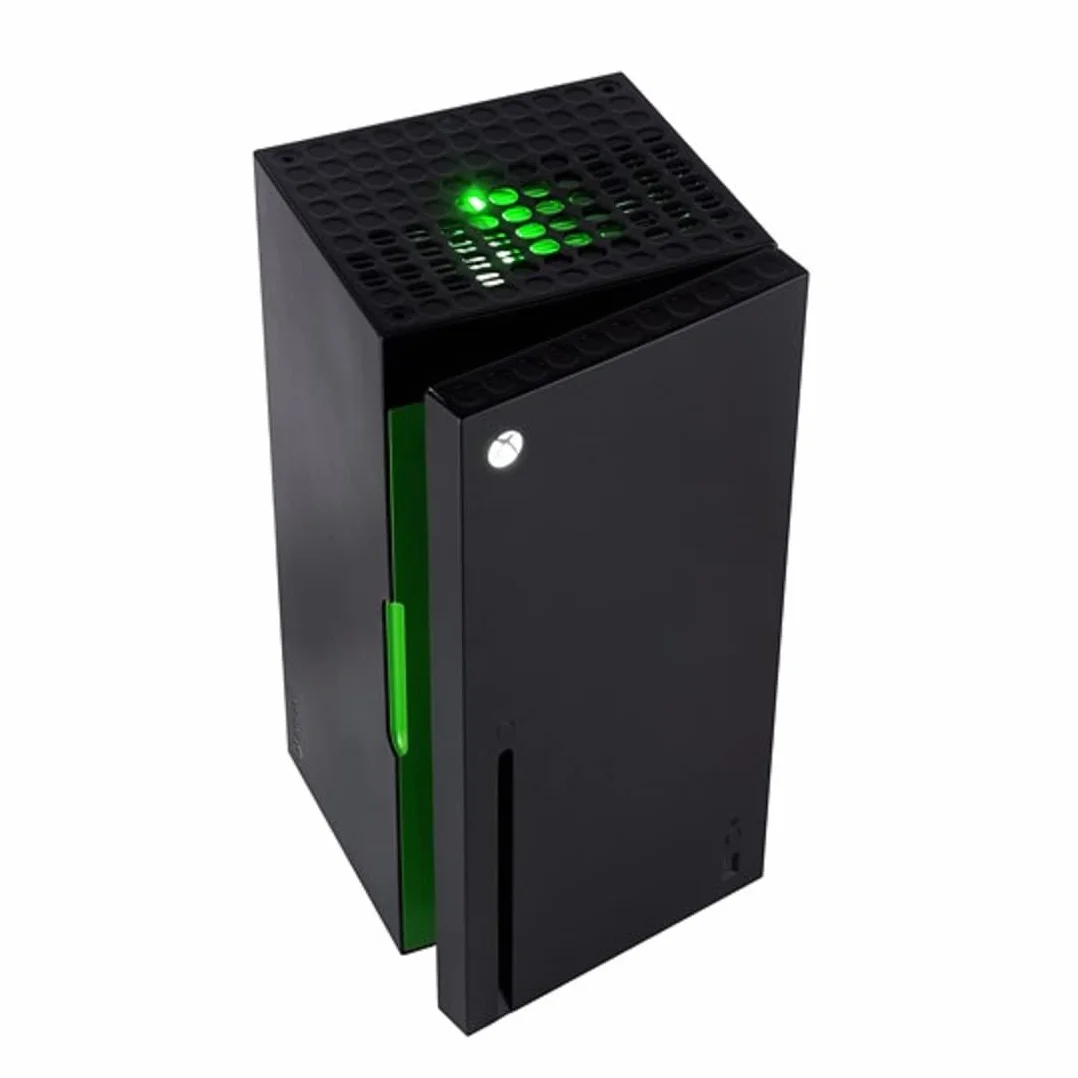 JUNG XBOX Series X Minilodówka, cicha, pojemność 10 l / 12 puszek, nadaje się do pokoju i samochodu, bezgłośna, mała lodówka