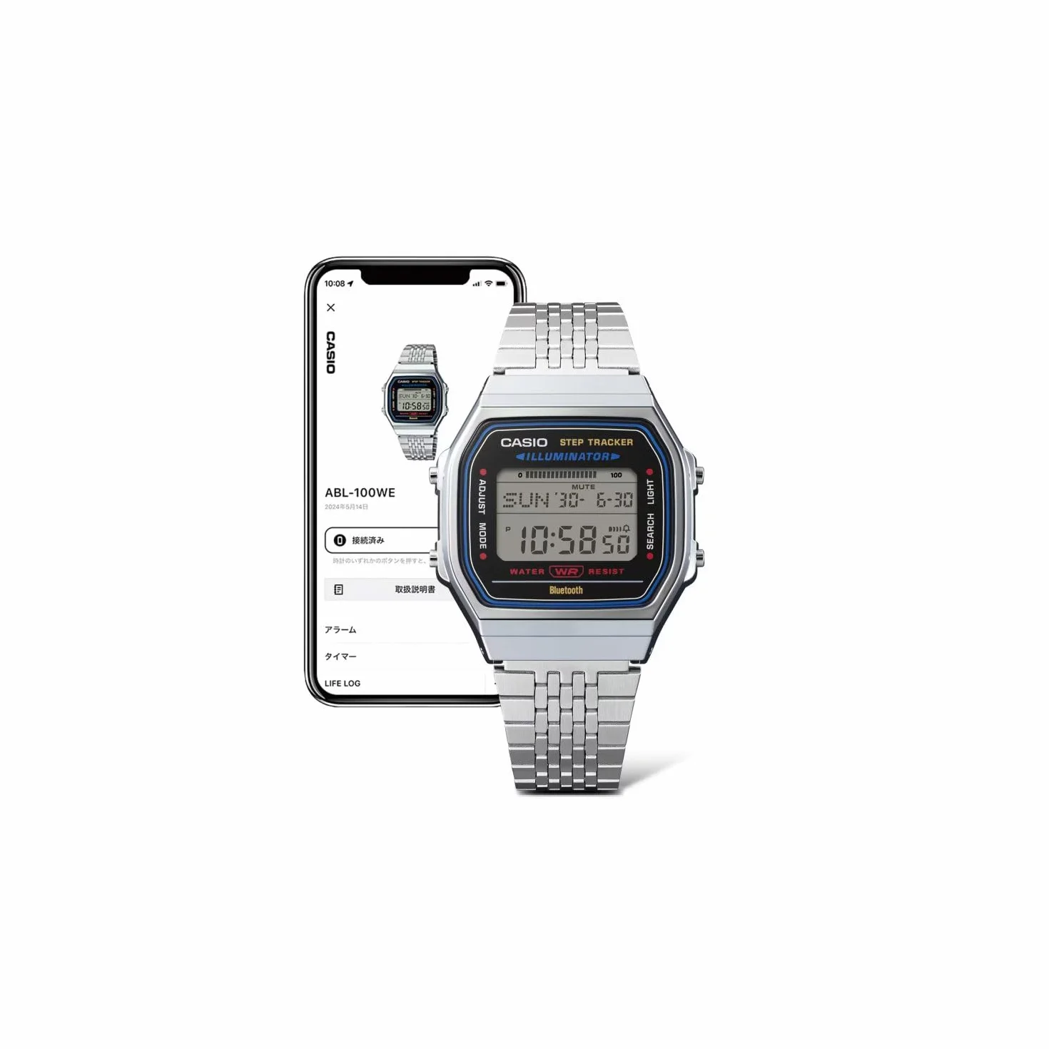 Zegarek Casio ABL-100WE-1AEF Bluetooth