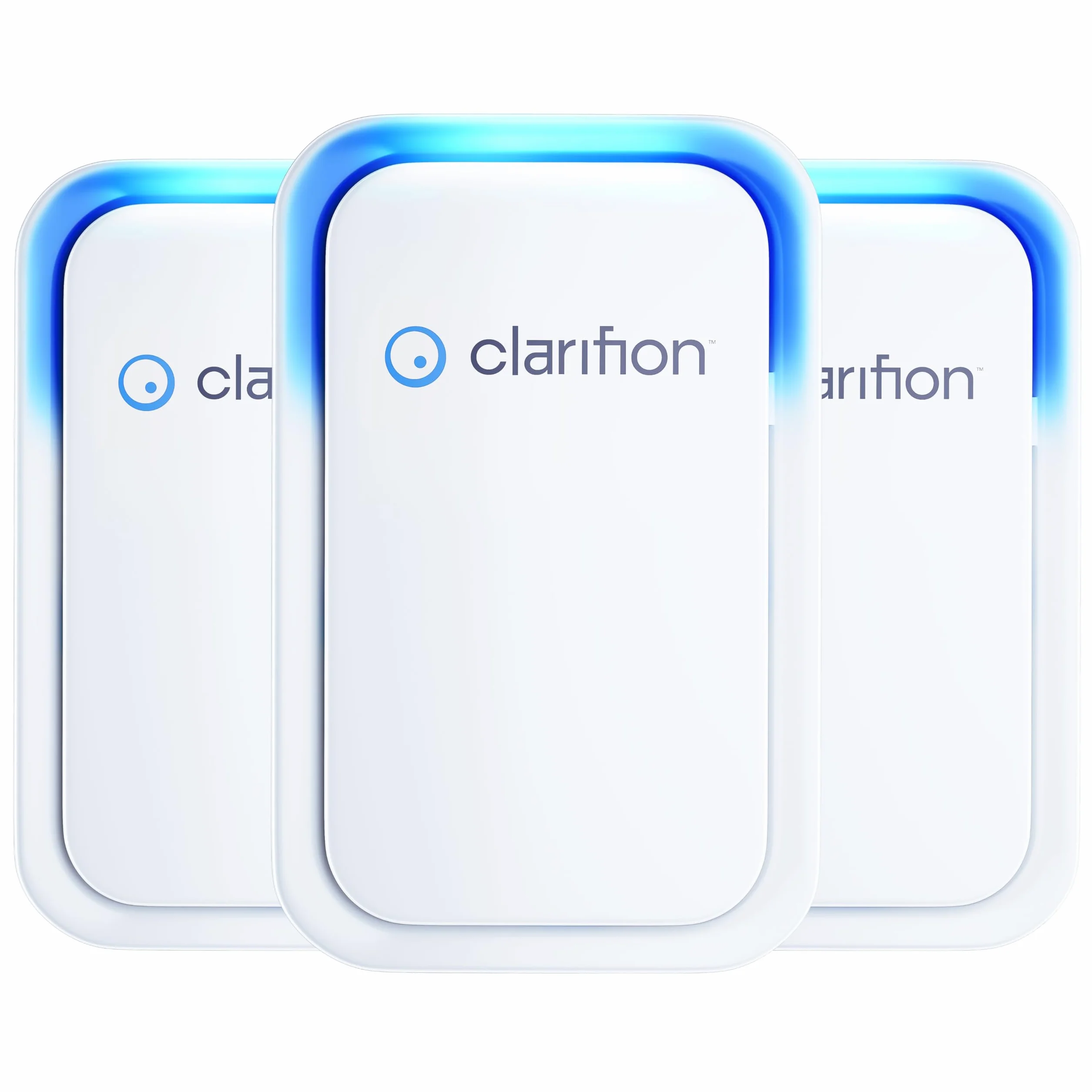 Clarifion Negative Ion Generator 3-pak Filterless Mobile Ionizer Air Purifier