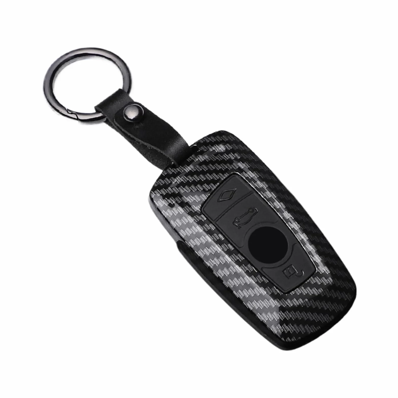Etui na klucze z włókna węglowego ABS do modeli BMW 1 3 5 7 Series X1-X6 F/G
