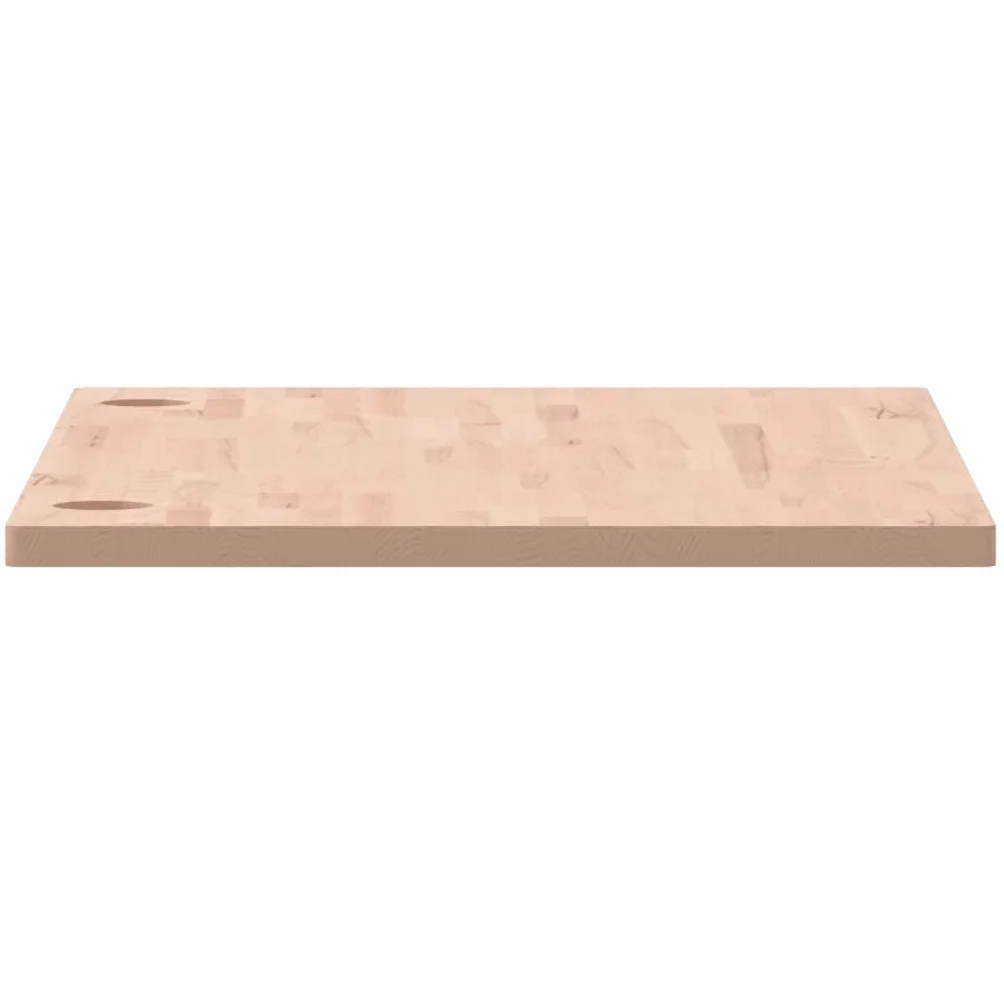vidaXL Blat do biurka 100x60x2,5 cm lite drewno bukowe