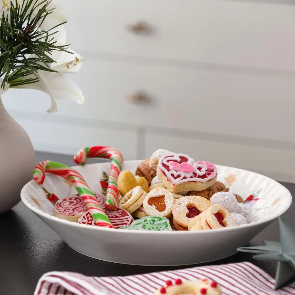 Villeroy & Boch Toy's Fantasy duża miska porcelanowa Boże Narodzenie bałwanek misa serwowania talerz głęboki