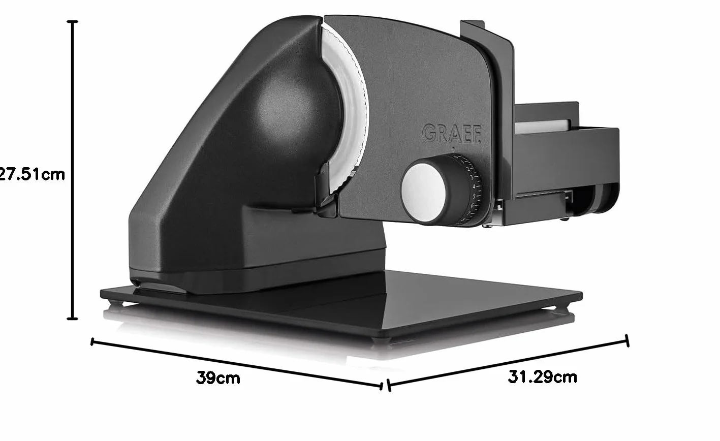 Krajalnica CLASSIC C95 170W Ø170mm żelazna szarość nasadka kombi PRO przechylanie 30°