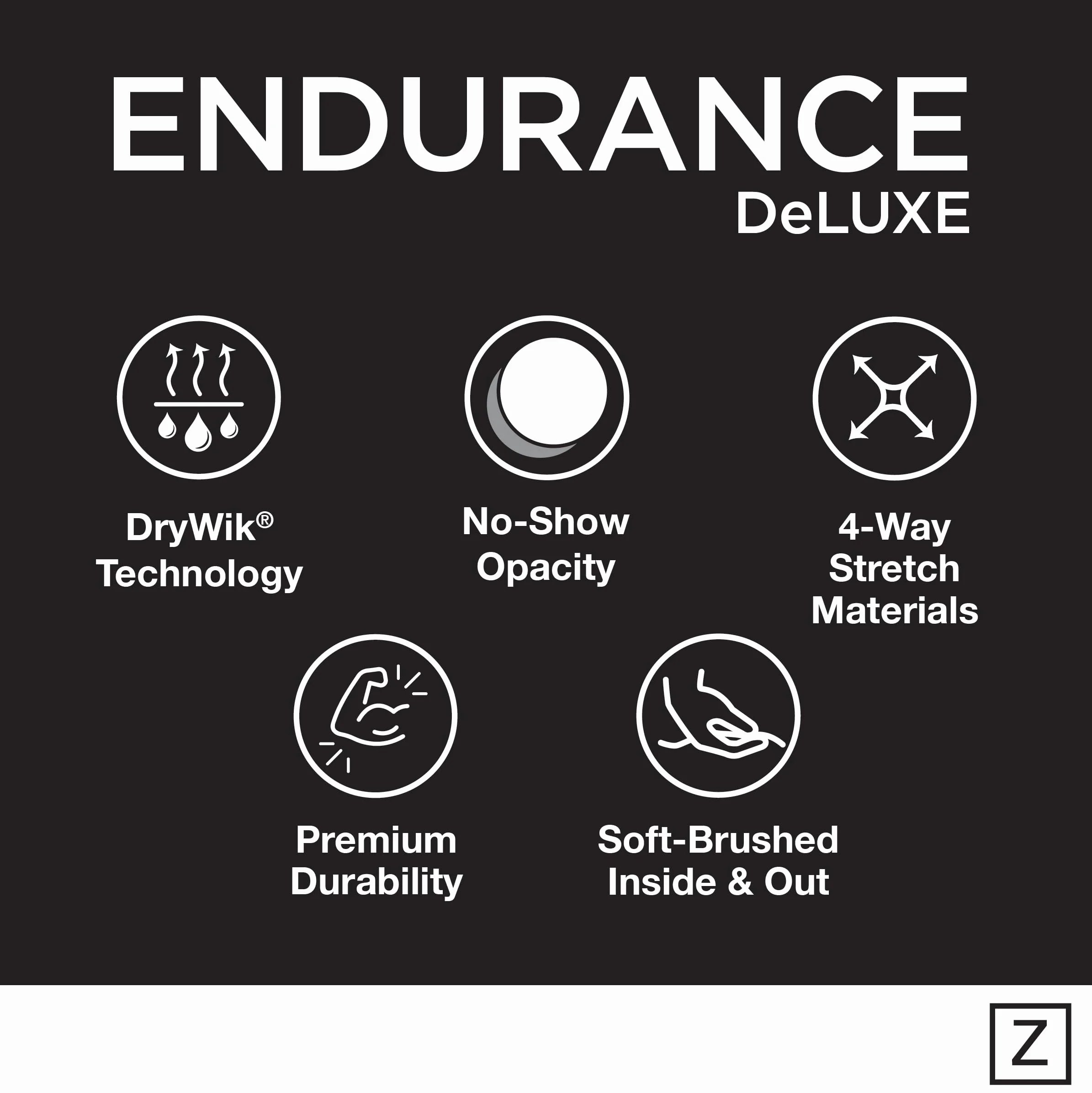 Zobha Legginsy damskie Endurance 25 z wysokim stanem