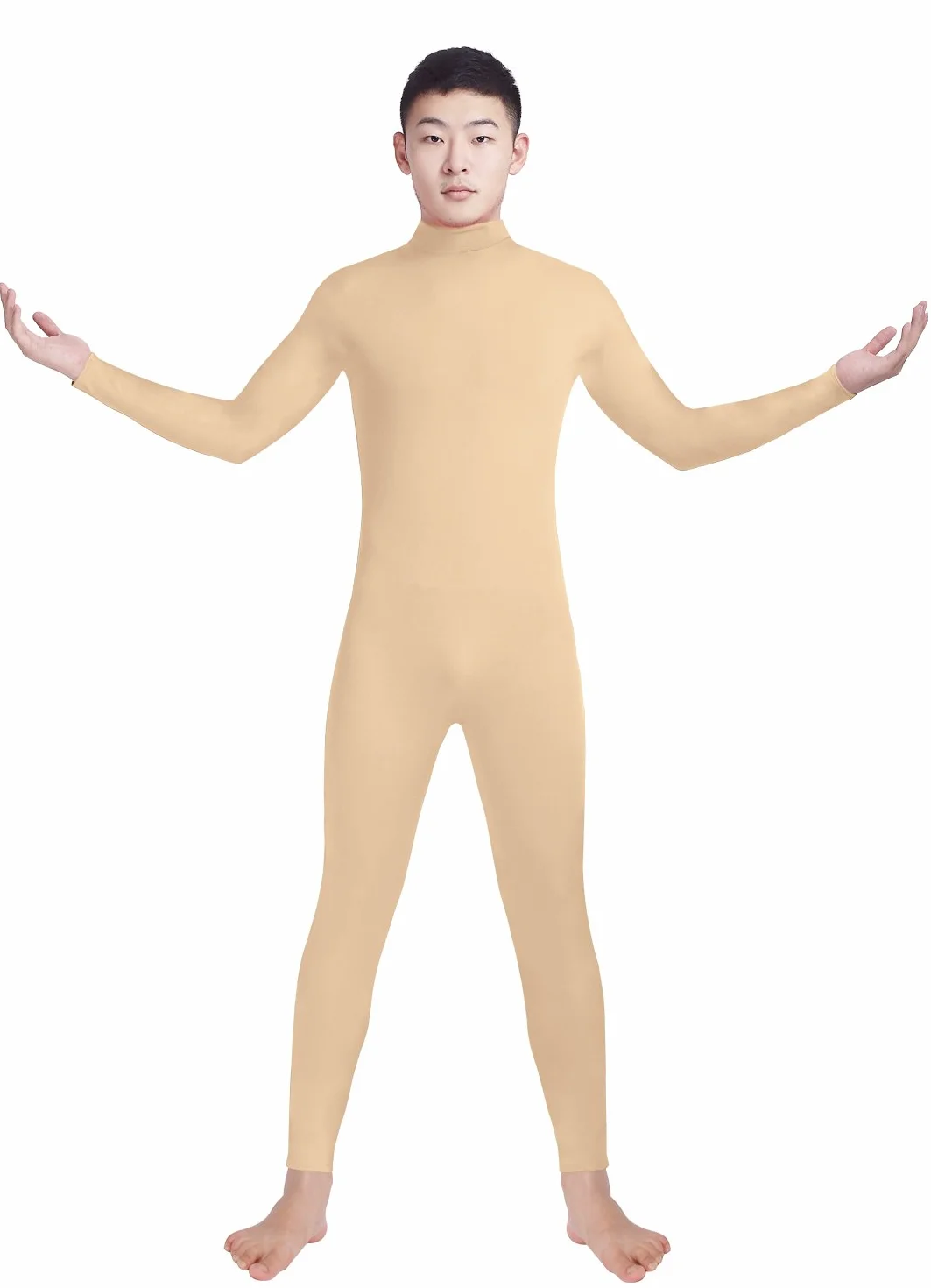 Chłopięce męskie spandex golf z długim rękawem jednoczęściowy strój taneczny unitard body