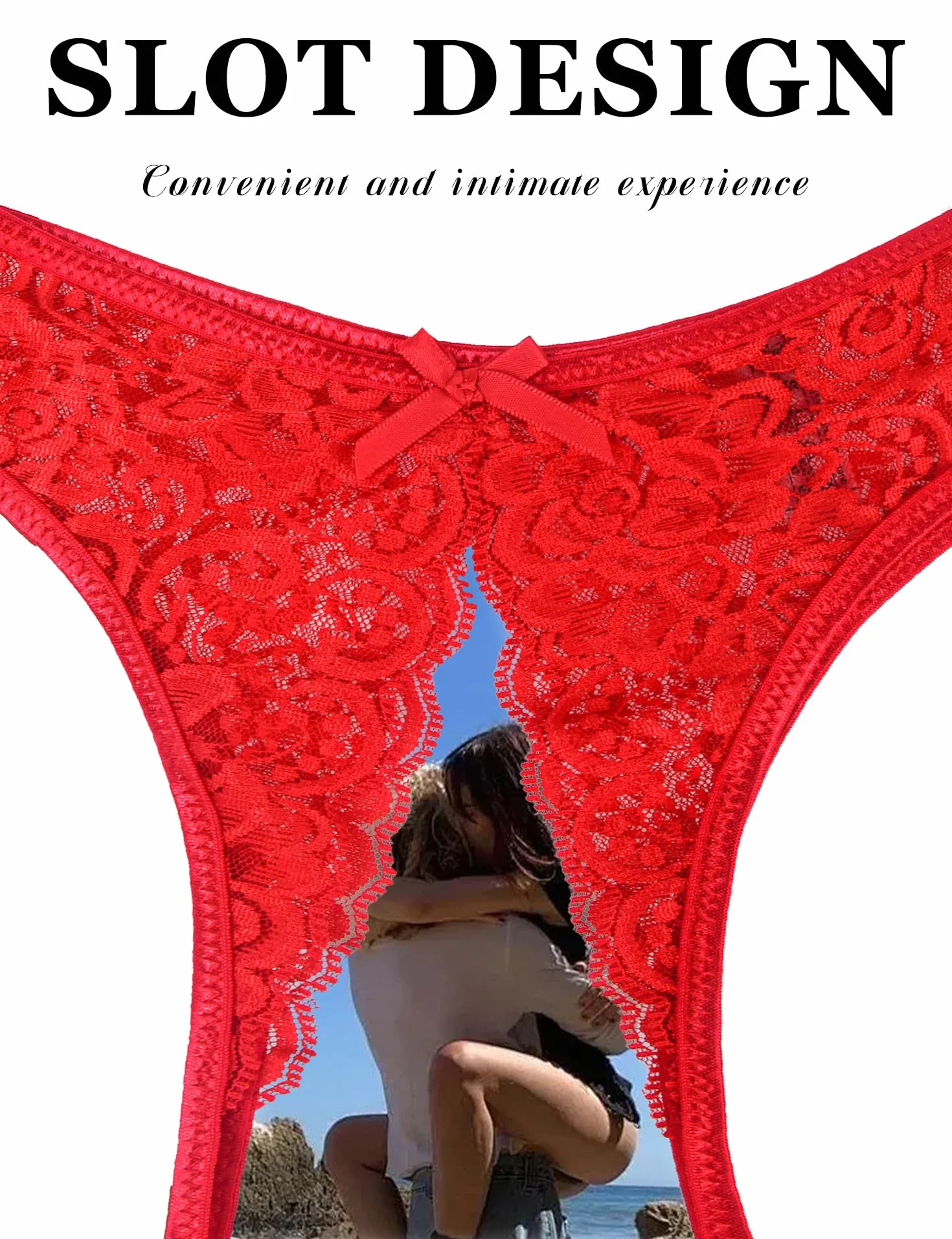 ohmydear Damskie stringi otwarte majtki damskie seksowne koronkowe stringi damskie uwodzicielskie majtki damskie seksowne otwarte stringi z niskim stanem otwarte majtki bikini T z tyłu plus size