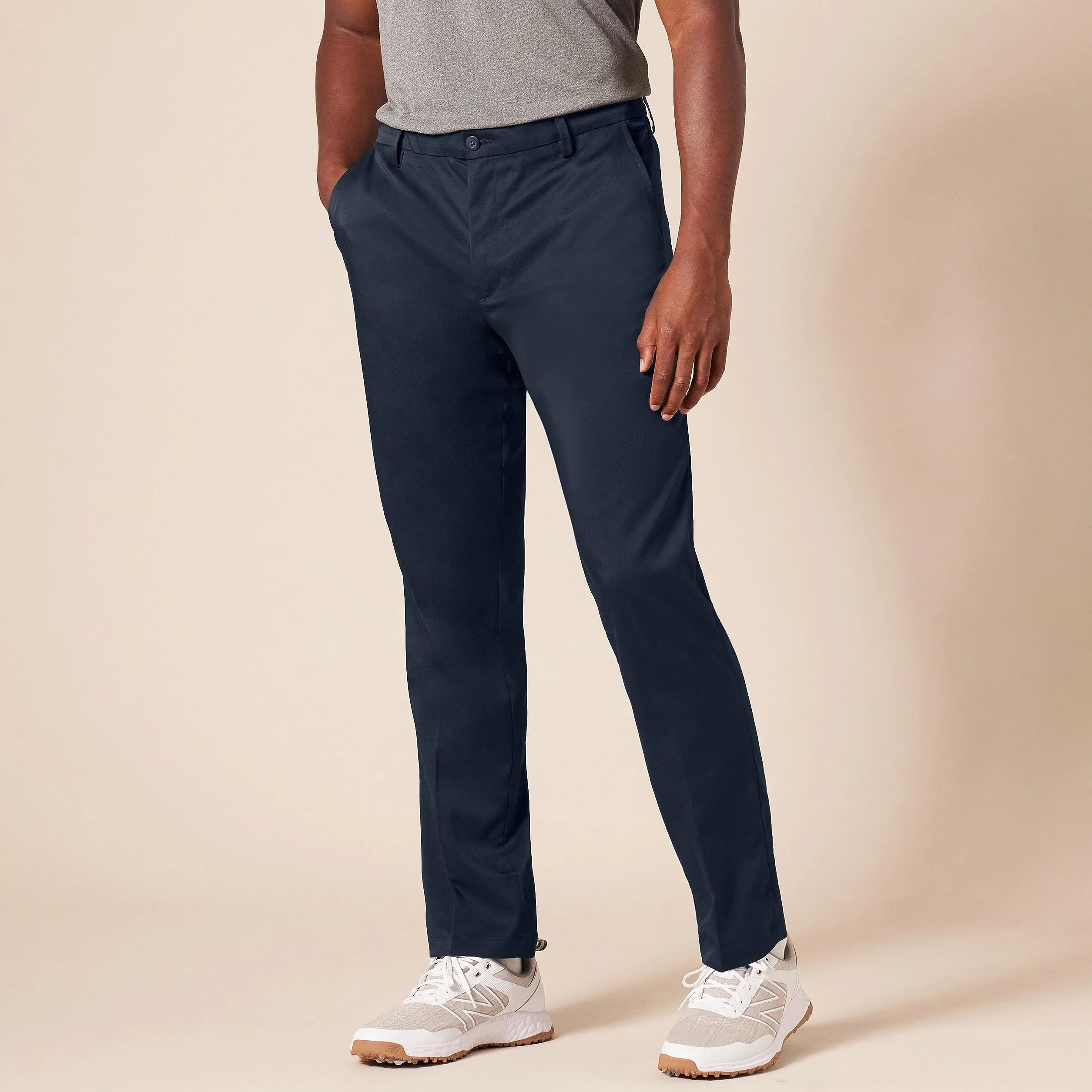 Amazon Essentials Mężczyźni Spodnie golfowe Slim-Fit Stretch
