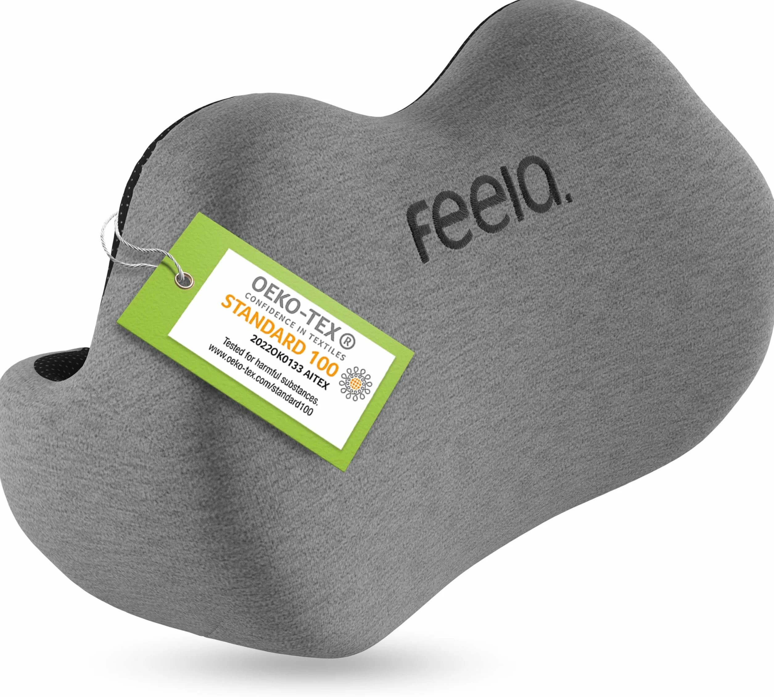 feela.® Ergonomiczne poduszki na plecy | Poduszka lędźwiowa do krzeseł standardowych, krzeseł do gier i krzeseł biurowych | Poduszka z pianki memory – łagodzi ból pleców i poprawia postawę
