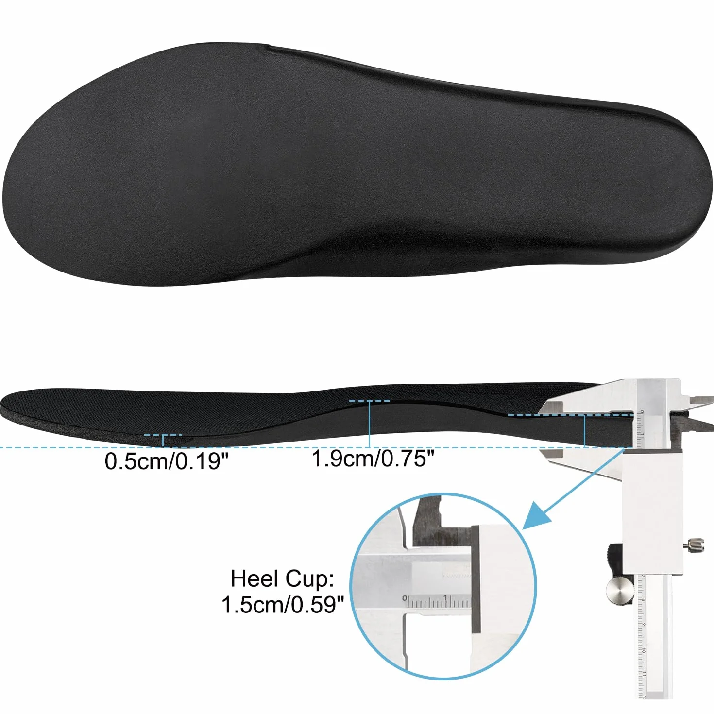 Endoto Wkładki do Nike Air Jordan 1 Wkładka Insoles Inserts Sole | Wysoka sprężystość do AJ1/Air Max 97&270｜Rozmiar: Męskie-43 EU