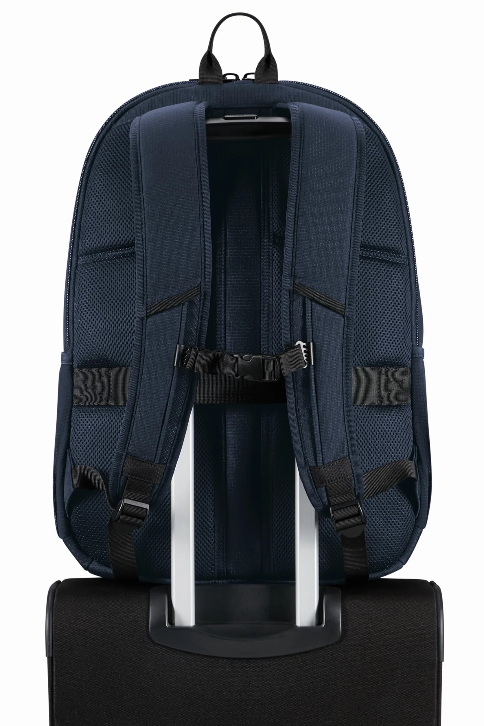 American Tourister Urban Groove UG26 - Plecak na Laptopa 17.3" (50 cm) - Plecak Business & Szkolny z Uchwytem na Butelke, Ergonomiczny, Smart Sleeve - 34L - Dark Navy
