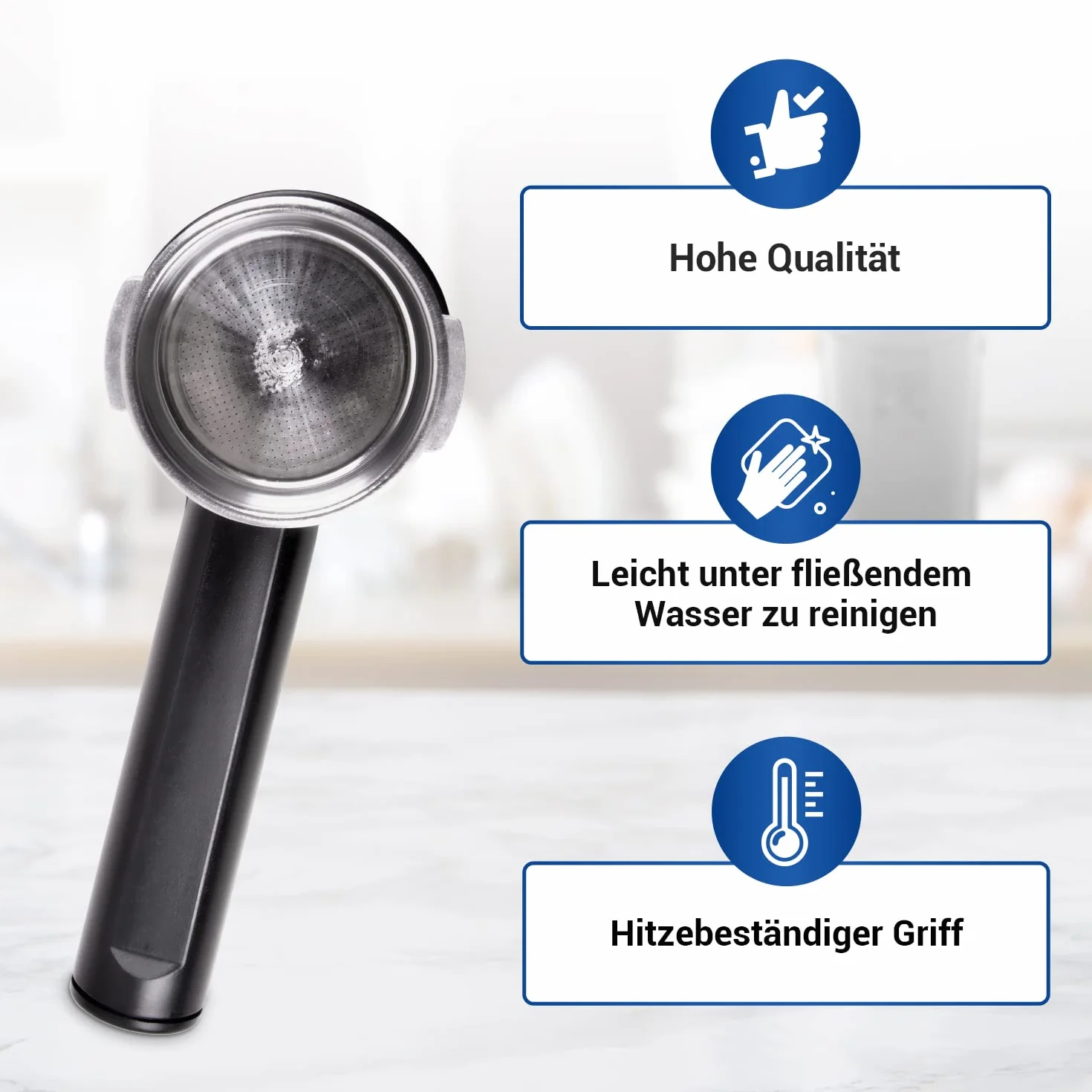 VIOKS Ekspres do kawy sitko 54 mm zamiennik do Philips Saeco CP9064/01 uchwyt na 2 filiżanki