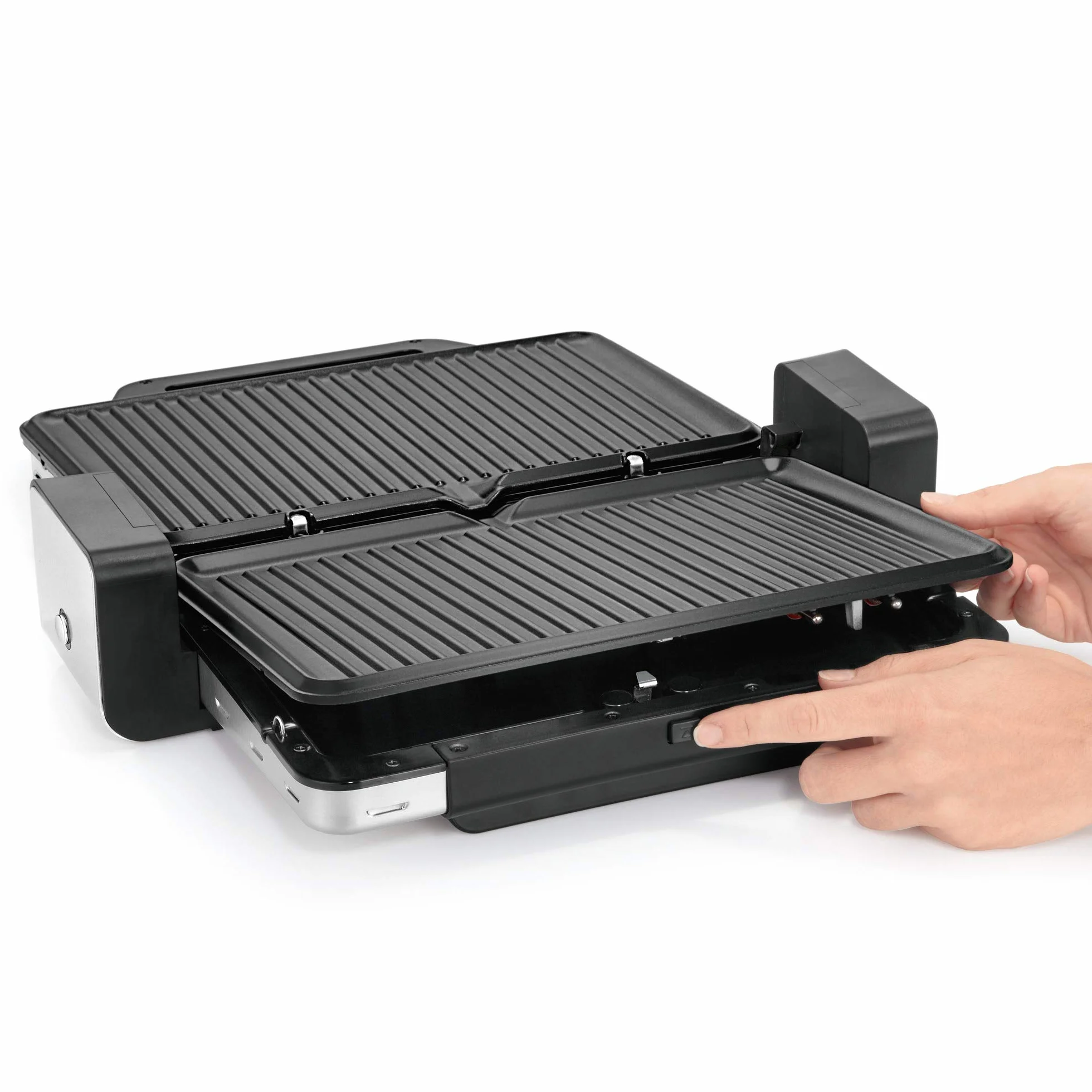 Wmf Lono Lono Grill Kontaktowy, Srebrny/Czarny, 45 x 37 x 15 cm
