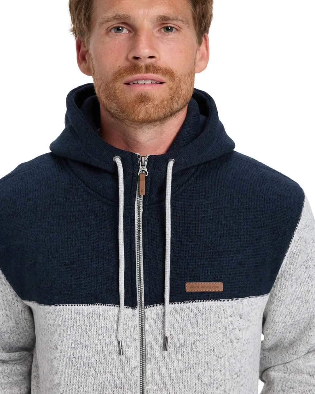 Quiksilver Keller Block Zip Bluza polarowa Szary L
