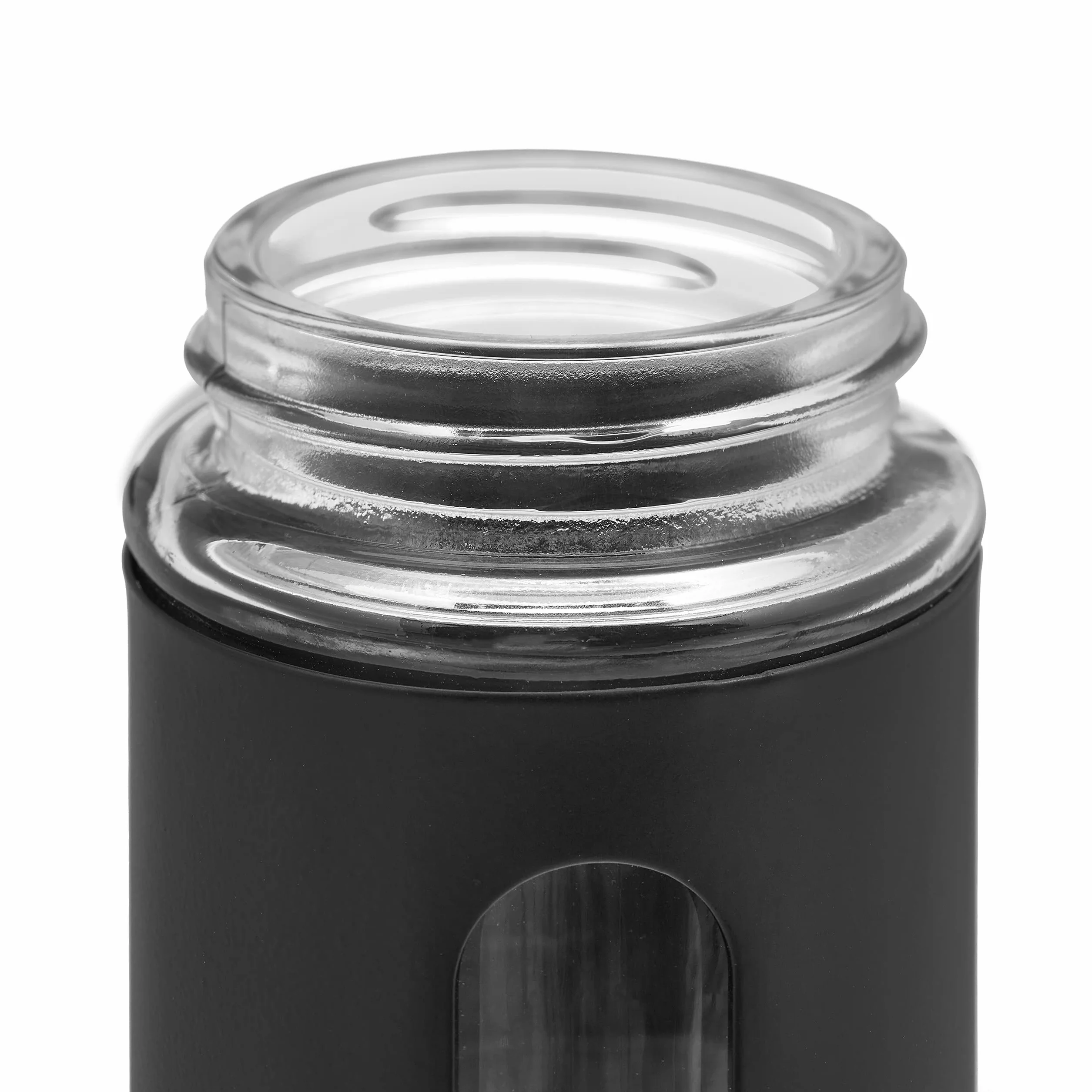 Relaxdays Pojemnik na przyprawy zestaw 12 sztuk 90 ml szkło stal nierdzewna czarny srebrny