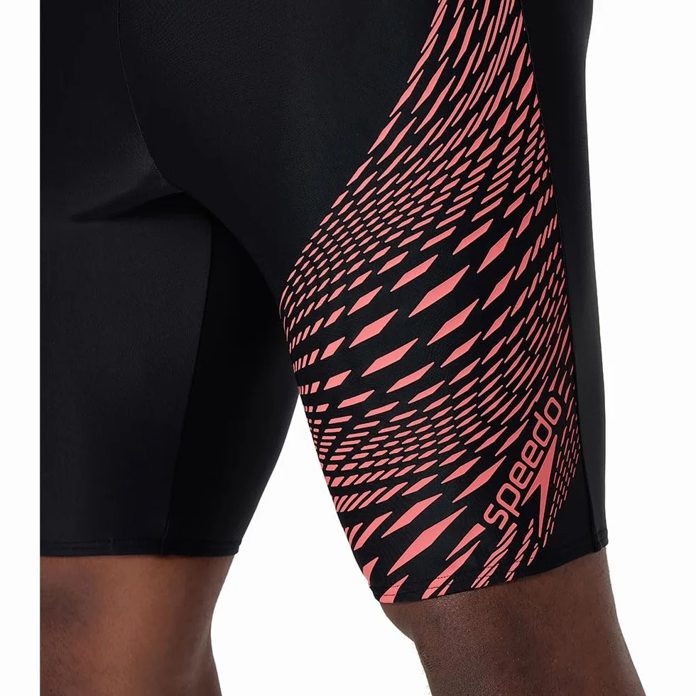 Speedo Męski jammer z logo Medley, trening pływania, tkanina techniczna, sportowy design (1 opakowanie)