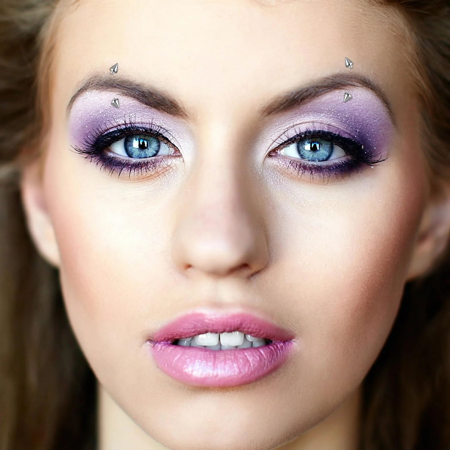 16 szt. kolczyków do brwi, biżuteria ze stali nierdzewnej, pierścienie do brwi, 16G, zakrzywiona sztanga, pionowa, labret, biżuteria, kolczyki do przekłuwania uszu dla kobiet mężczyzn (stal