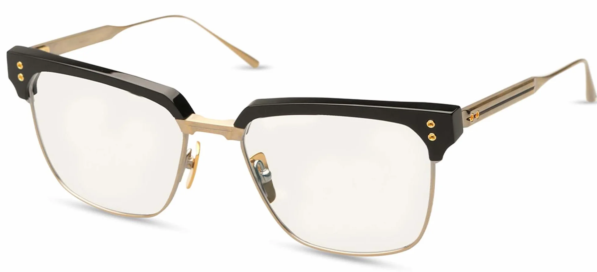 Dita FIRAZ Oprawki do Okularów Antique Gold Black 55/18/142 unisex