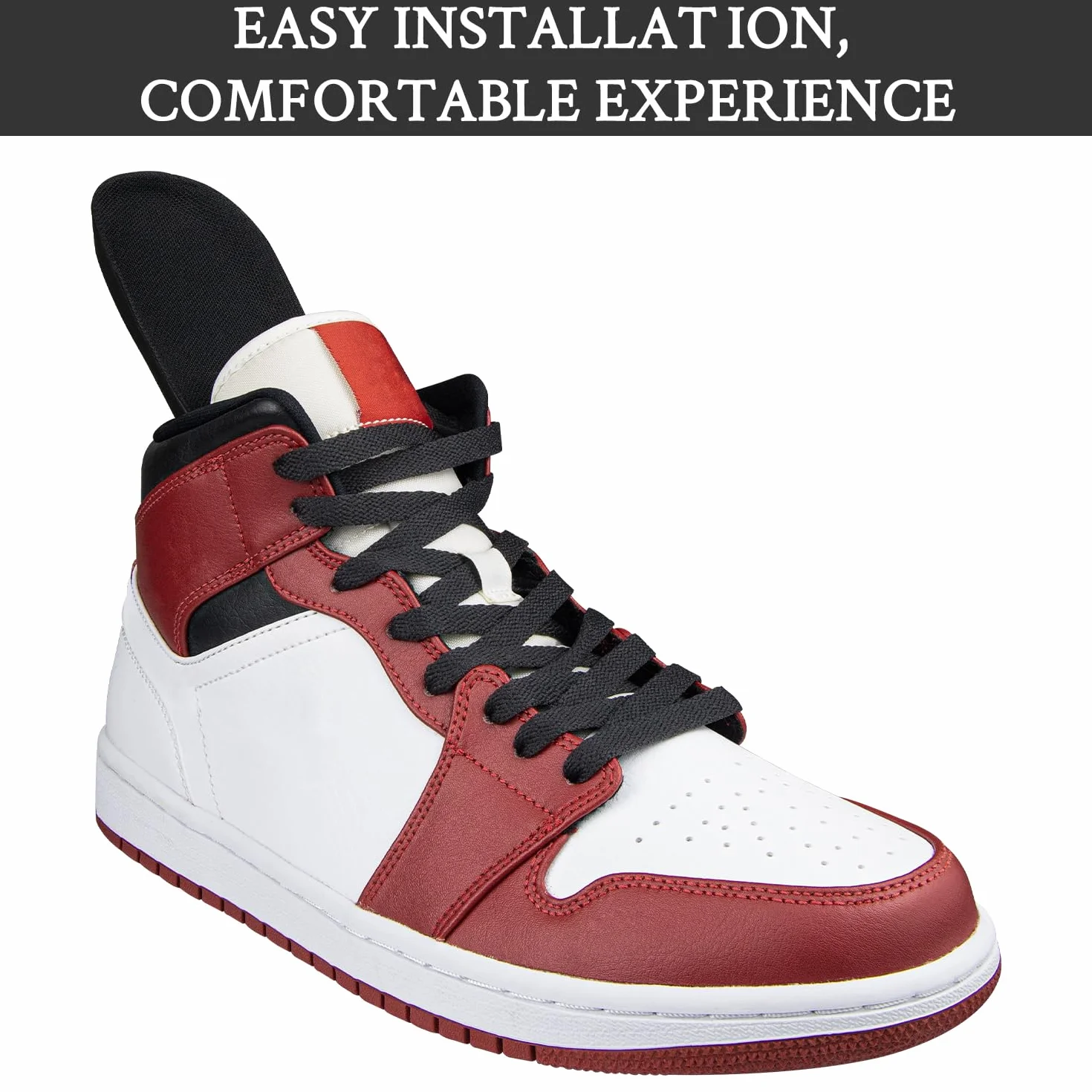 Endoto Wkładki do Nike Air Jordan 1 Wkładka Insoles Inserts Sole | Wysoka sprężystość do AJ1/Air Max 97&270｜Rozmiar: Męskie-43 EU