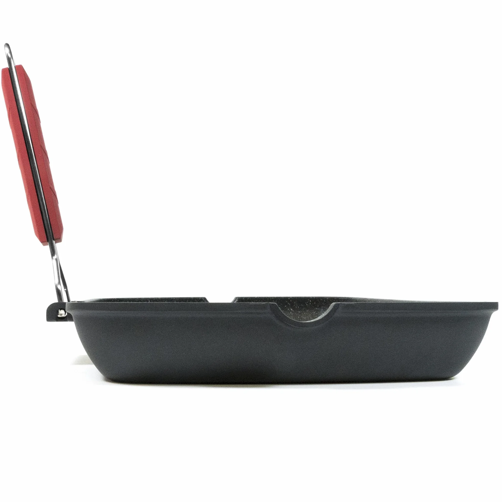 Moneta Patelnia Grillowa Aluminiowa 24 cm Czarna
