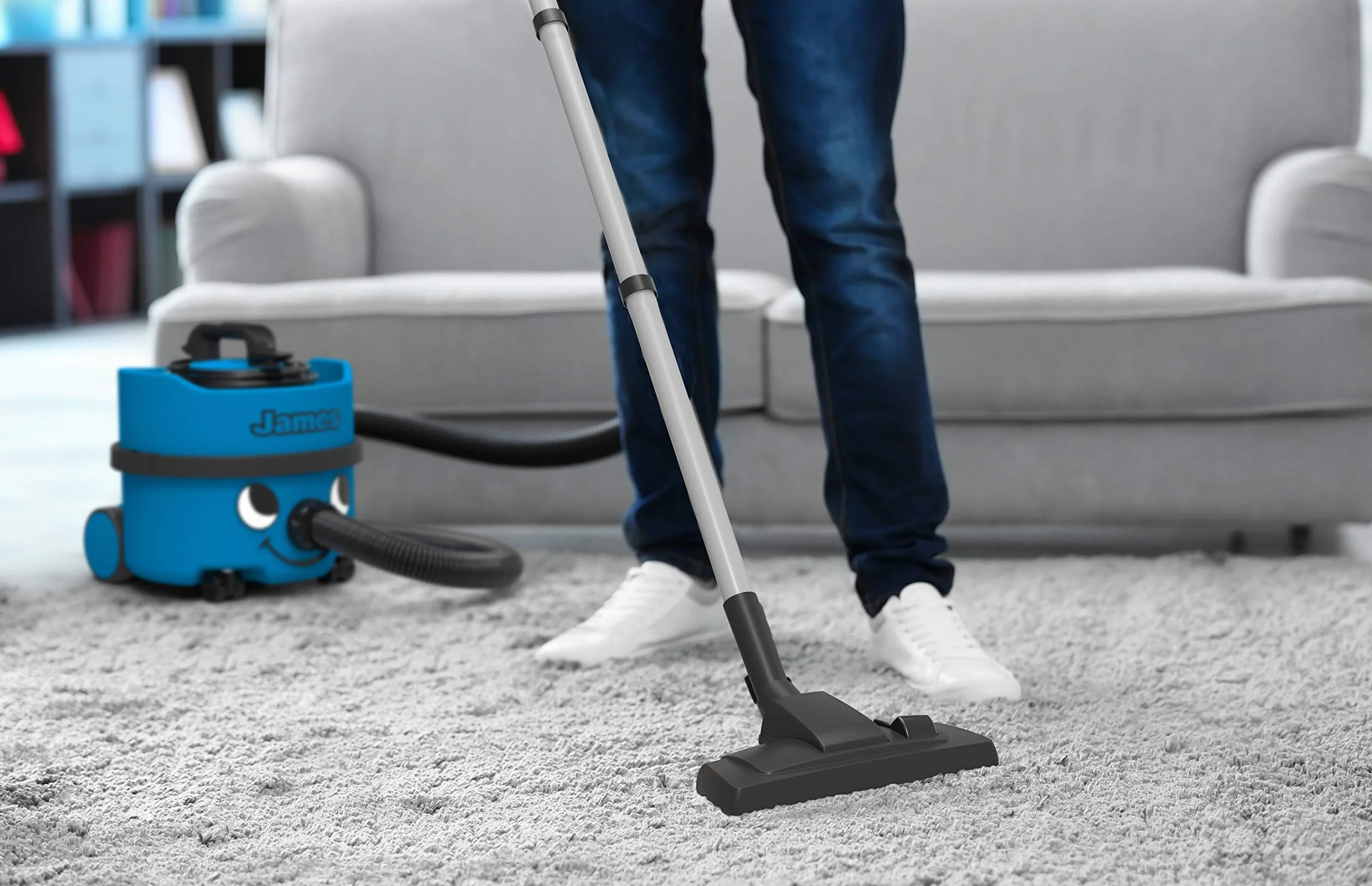 Numatic James odkurzacz podłogowy 900140/JVP180-11 620W 72dB niebieski