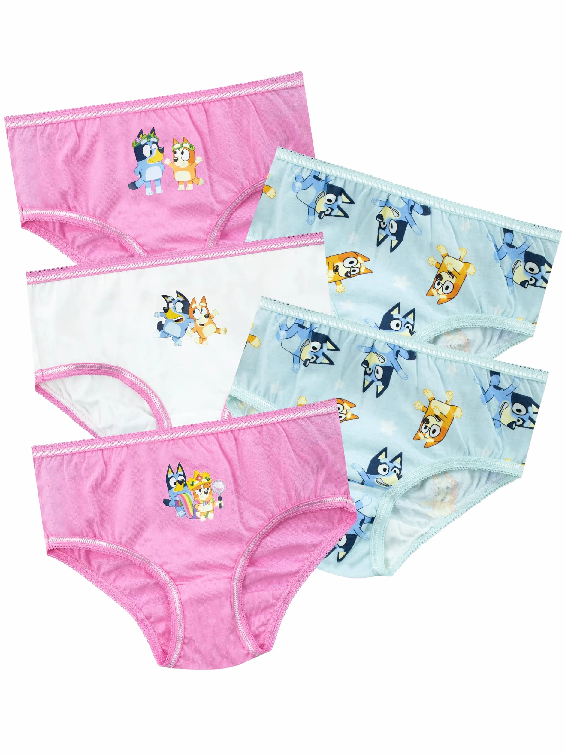 Bluey Zestaw bielizny dla dziewczynk 5 szt