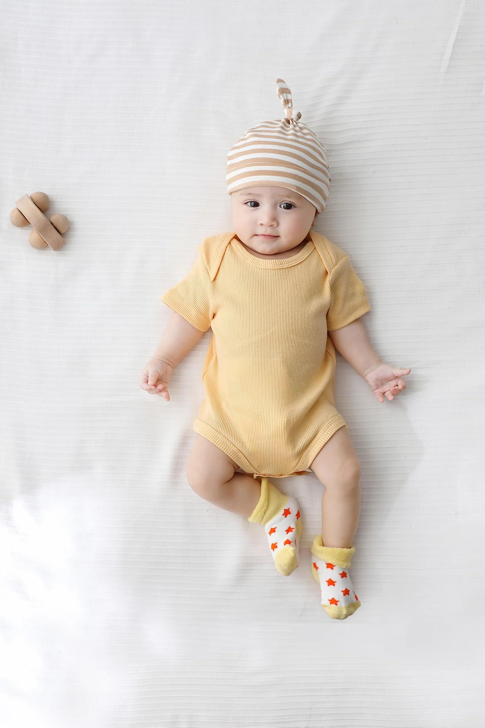 TONE Bodys krótkie rękawy dla noworodków, chłopców i dziewczynek 0-3 m/3-6 m/6-9 m/9-12 m, bawełna, 5 sztuk w opakowaniu