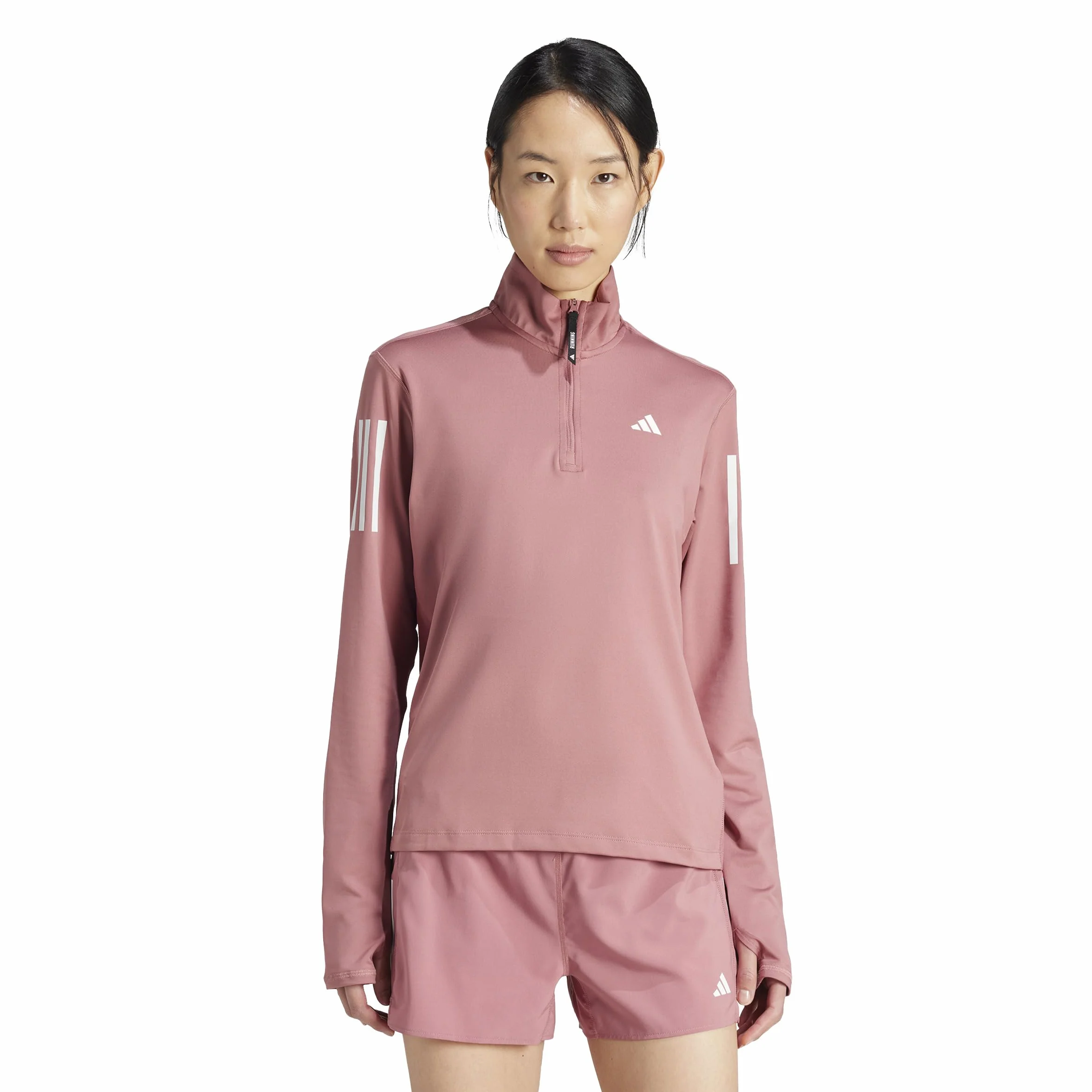 adidas Kobiety Own the Run Half-Zip Jacket, preloved crimson, S