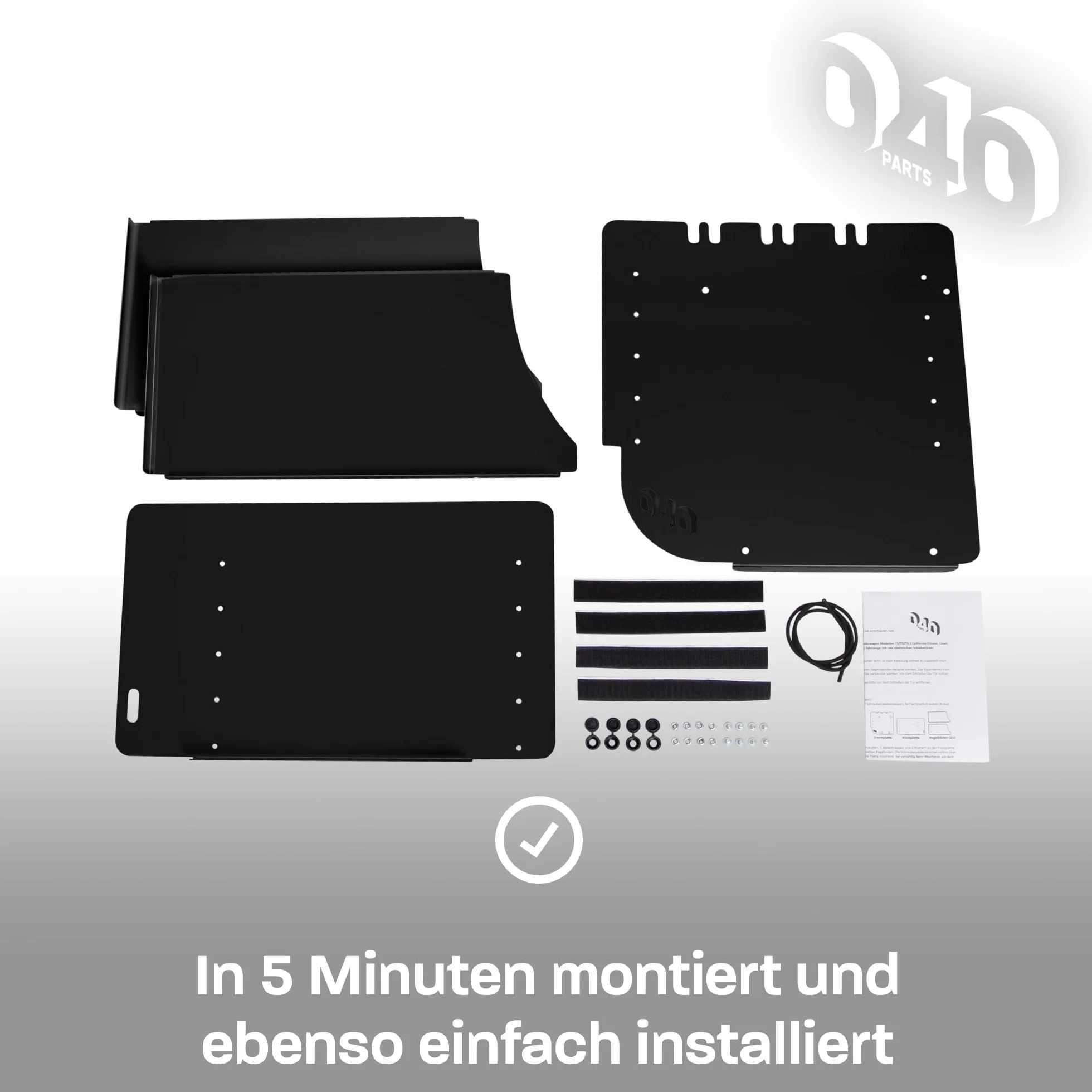 Akcesoria VW T5 T6 T6.1 California Czarny Regał na Buty Organizer Torba