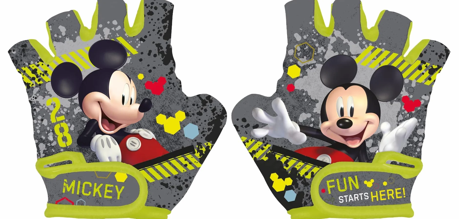 DISNEY Mickey Mouse dziecięce rękawiczki rowerowe, akcesoria rowerowe