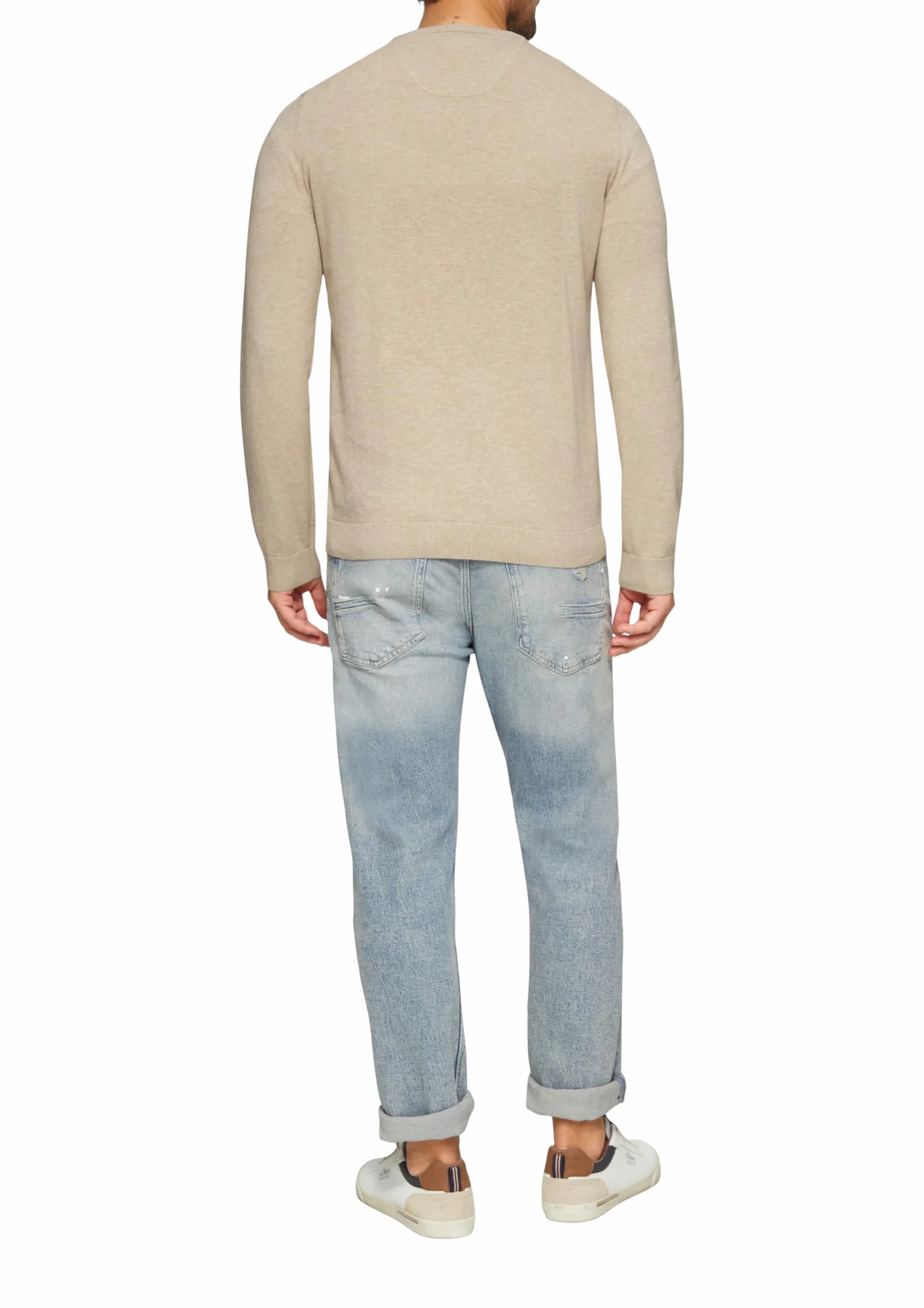 s.Oliver Sweter z dzianiny z wyszywanym logo, 82W0, M