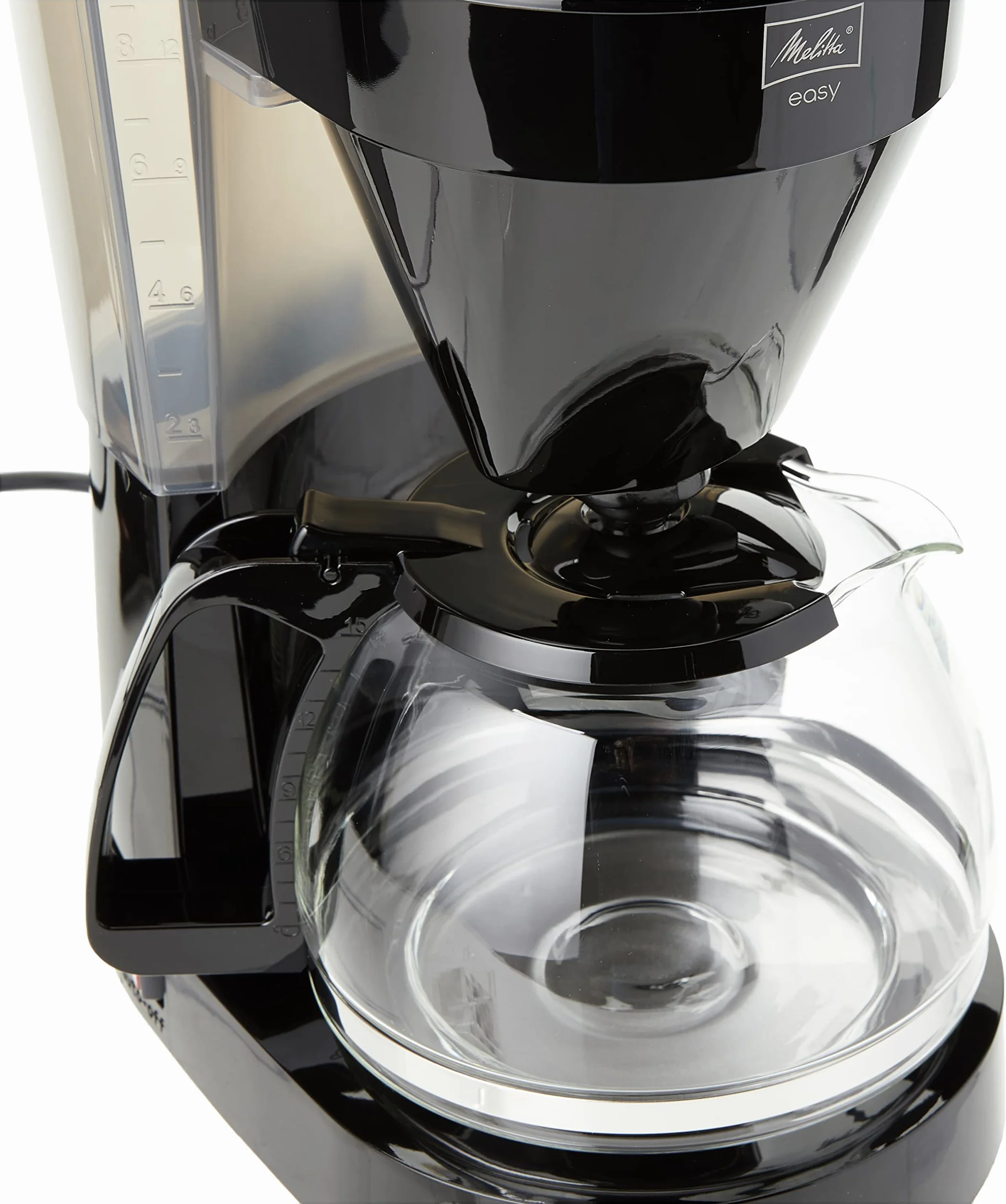 Melitta Easy ekspres do kawy przelewowy ze szklanym dzbankiem, na 10 filiżanek, czarny