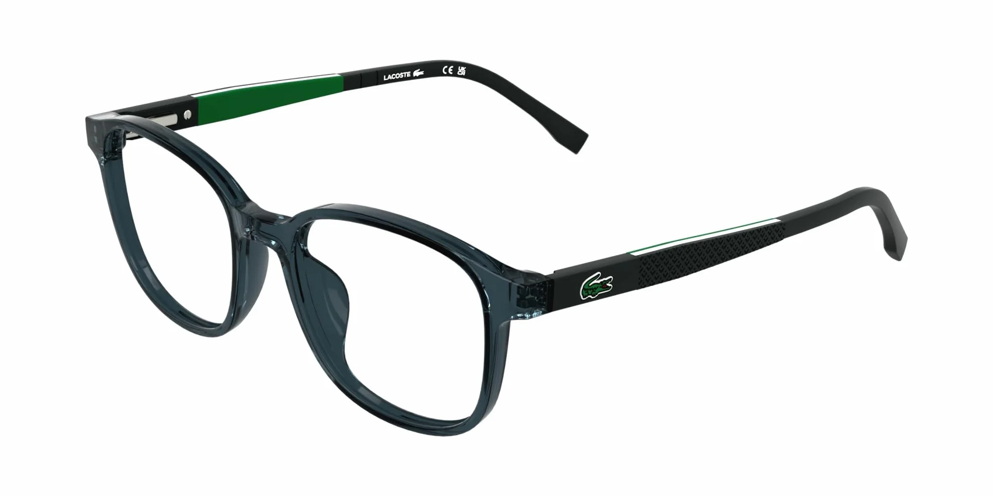 Lacoste L3667 035 ramka na okulary dla dzieci, przezroczyste, szare 46/16/130