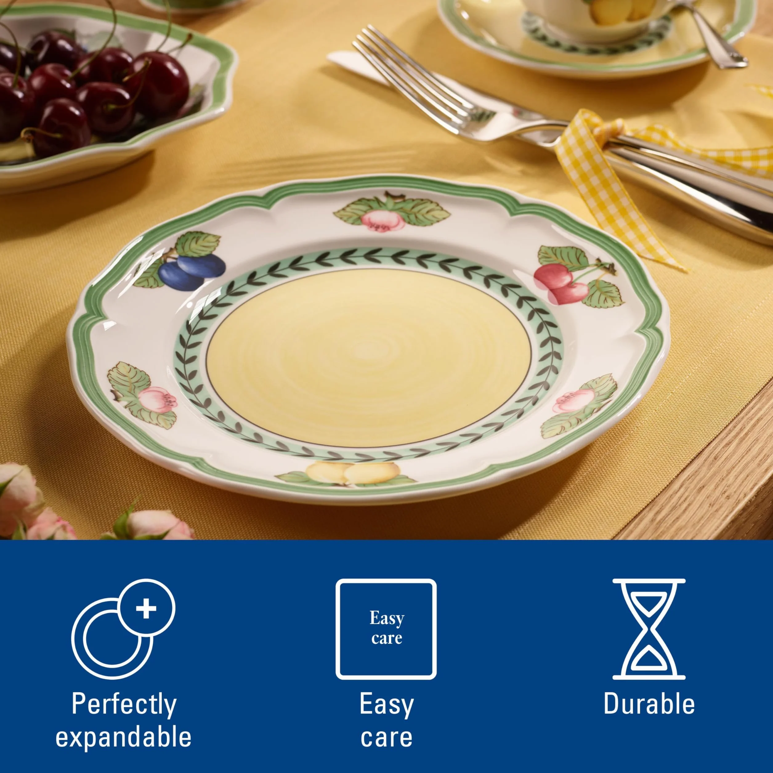 Villeroy & Boch Talerz Porcelana 21 cm Wielokolorowy