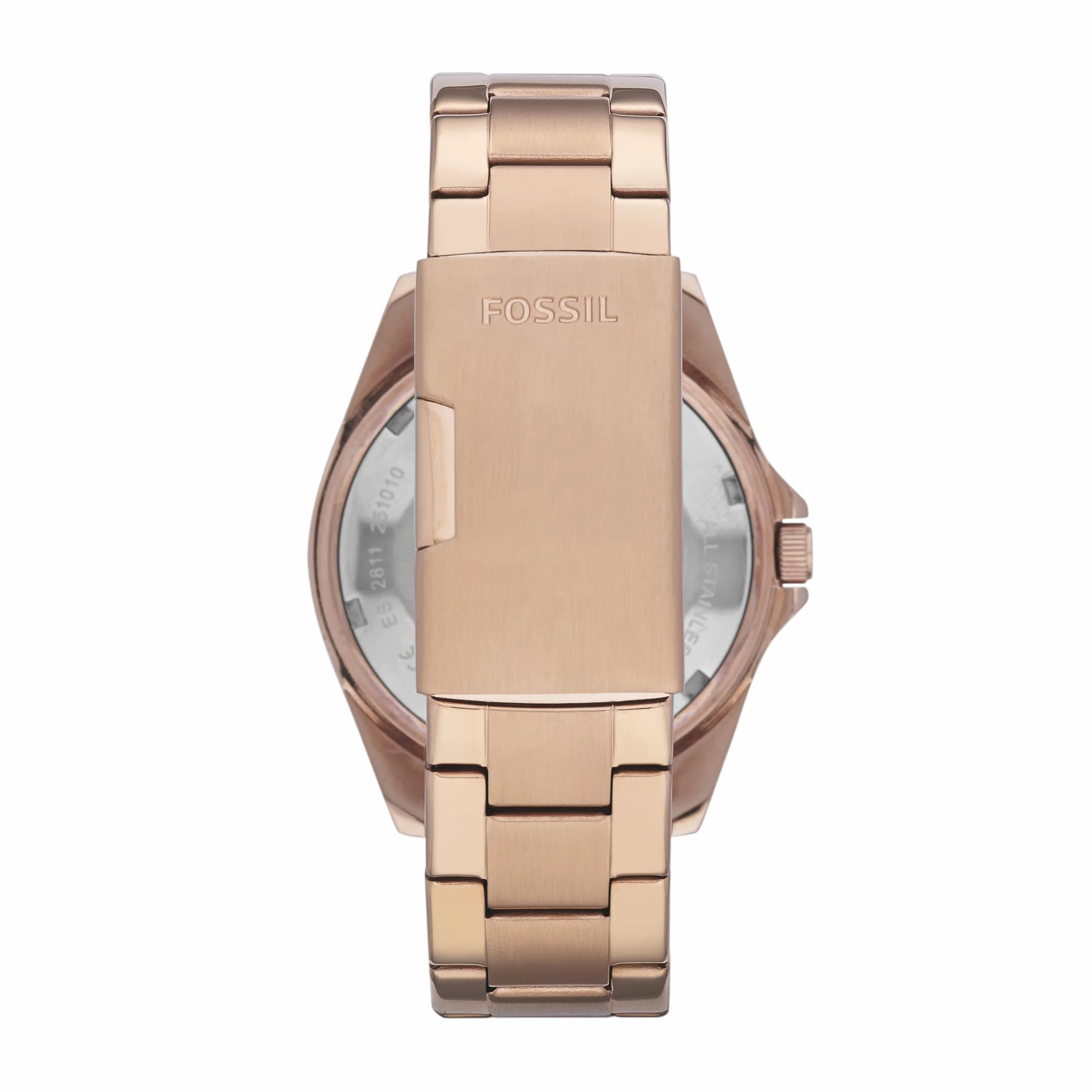 Fossil Riley Zegarek dla kobiet, chronograf z paskiem ze stali nierdzewnej lub skóry