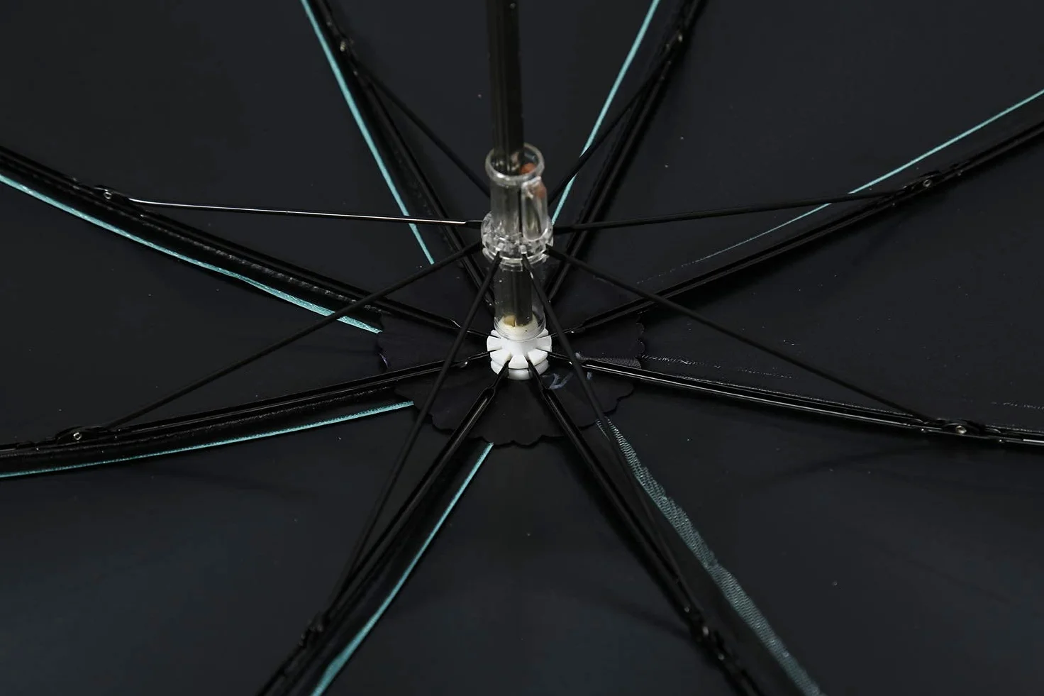 LCY Damski haftowany koronkowy dwupokładowy parasol chroniący przed promieniowaniem UV parasol przeciwsłoneczny / deszcz / śnieg składany parasol