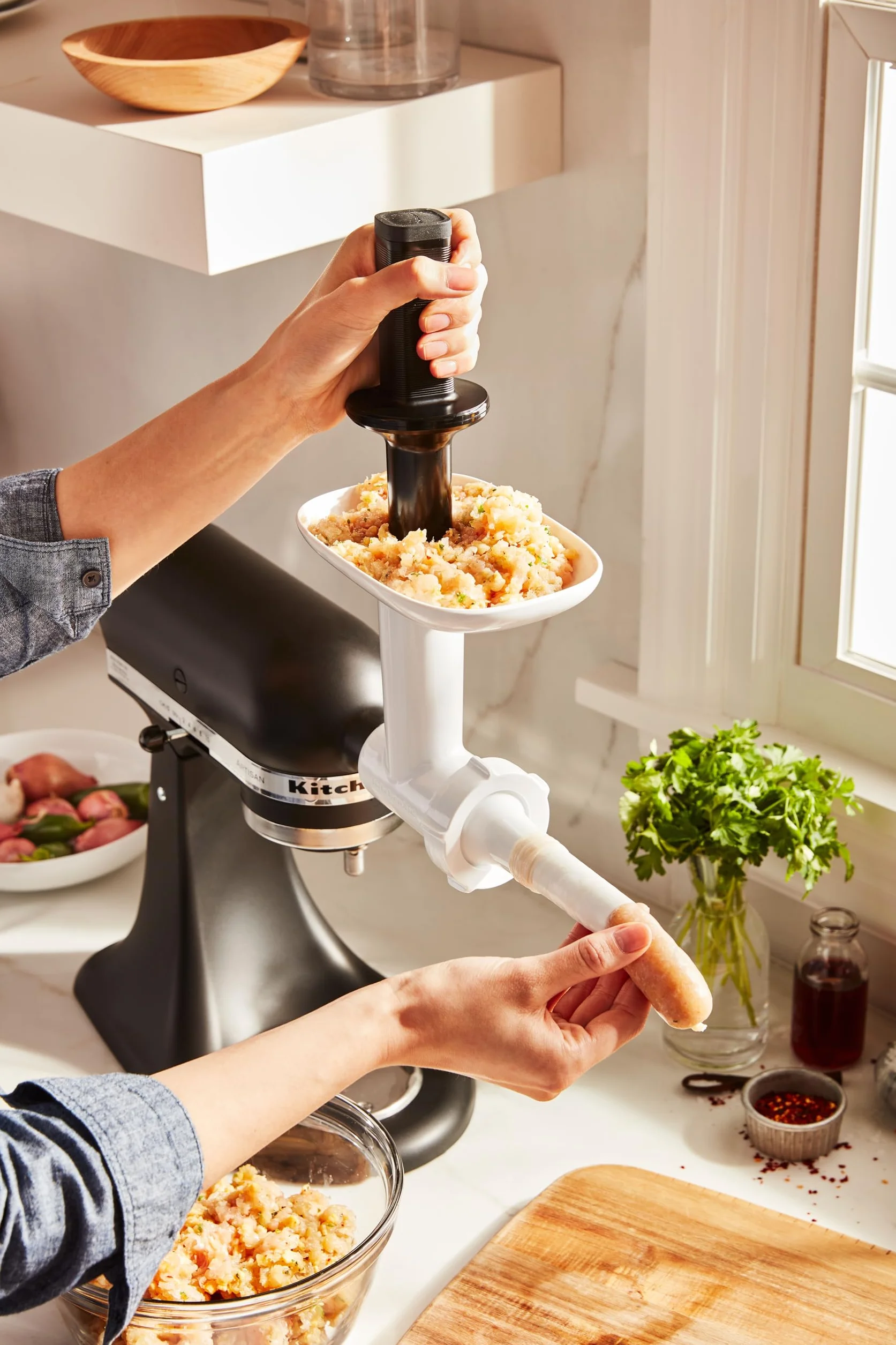 KitchenAid Róg do kiełbasy 5KSMSSA biały