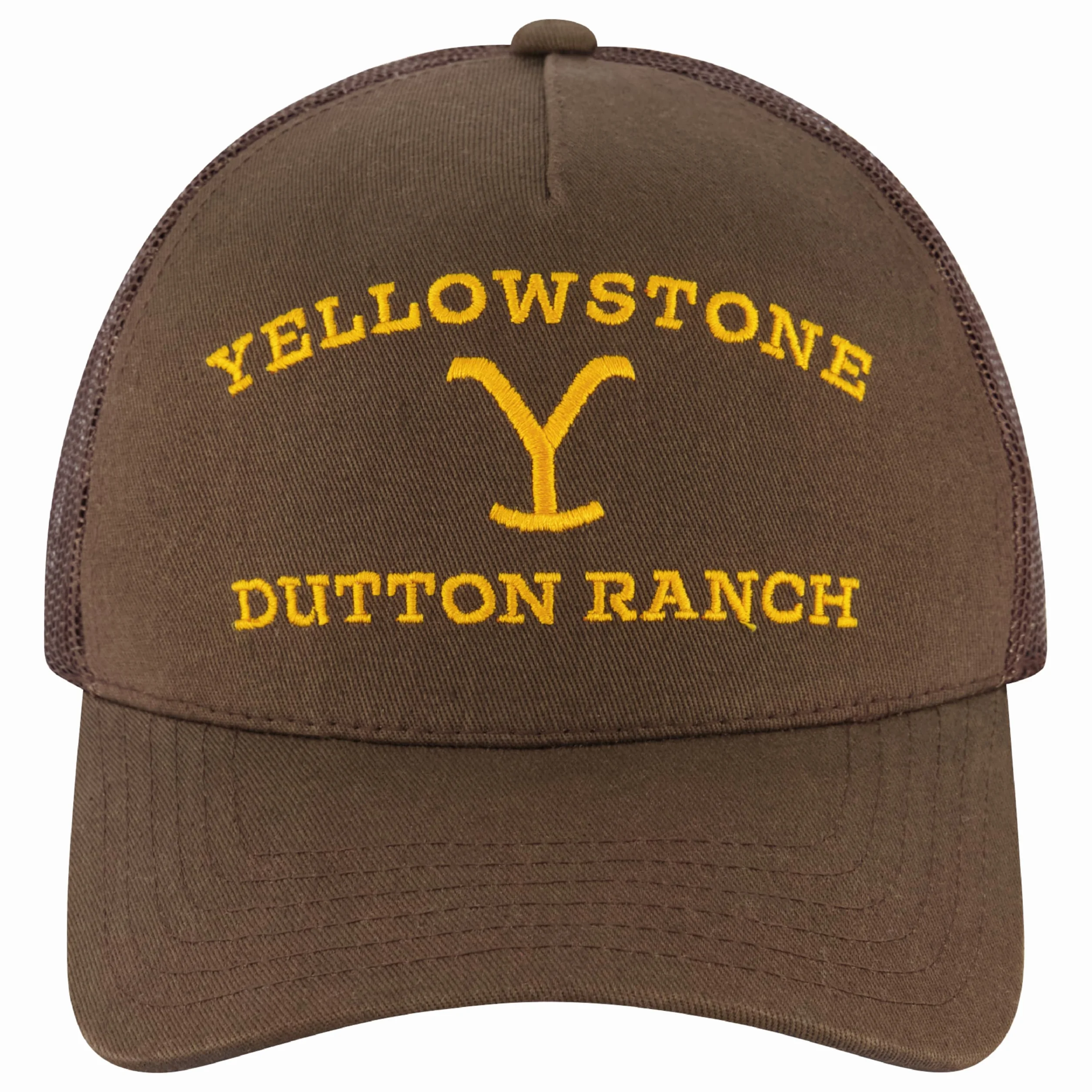 Concept One Yellowstone regulowana siateczkowa czapka typu trucker z zakrzywionym rondem czapka z daszkiem