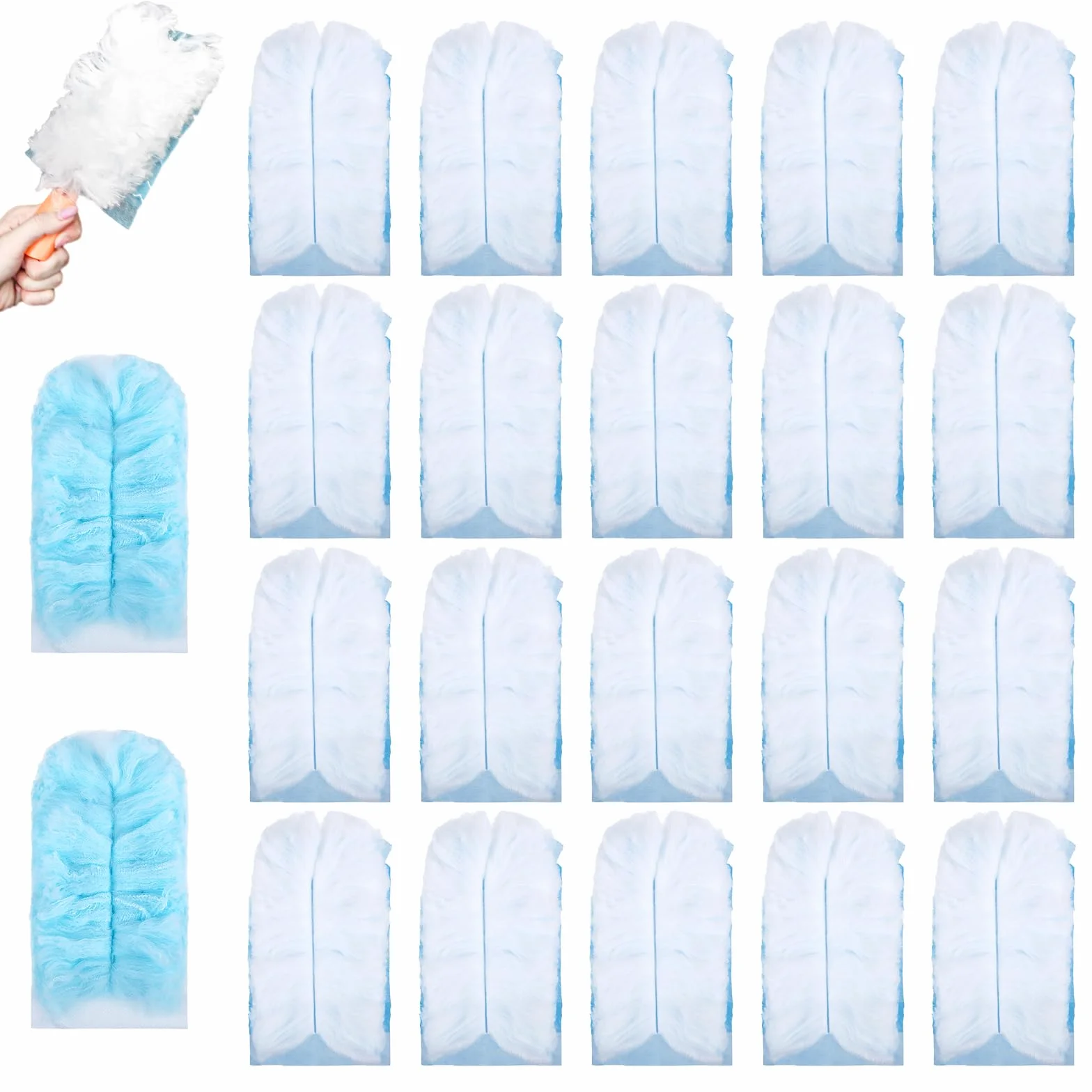 Swiffer wkład uzupełniający do miotełki 22 sztuki elektromagnetyczne jednorazowe do kurzu sierści brudu