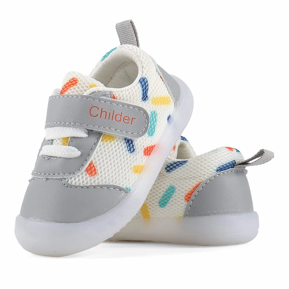 MASOCIO Unisex niemowlęce buty dla chłopców i dziewczynek do nauki chodzenia buty niemowlęce miękkie płaskie gumowe antypoślizgowe