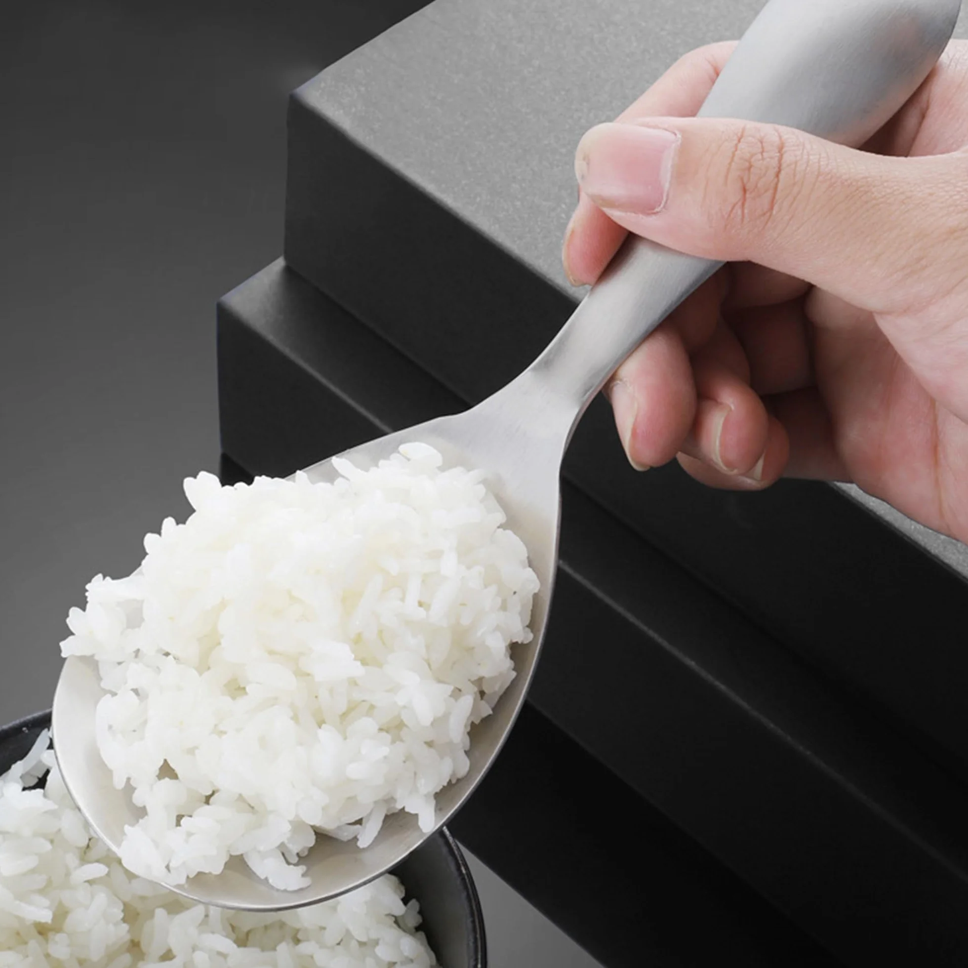 Łyżka do serwowania risotto 304 stal nierdzewna 20.5cm x 7cm