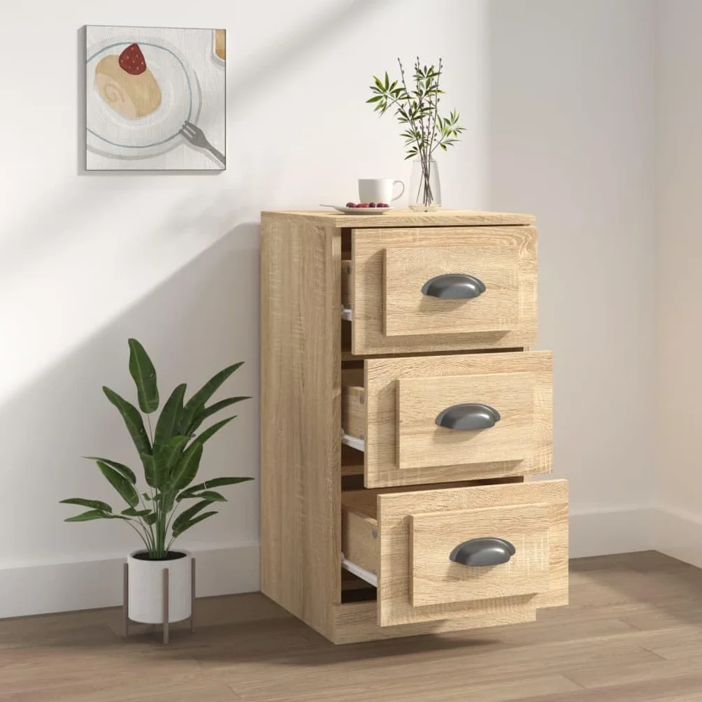 vidaXL Szafka, dąb sonoma, 36x35,5x67,5 cm, materiał drewnopochodny