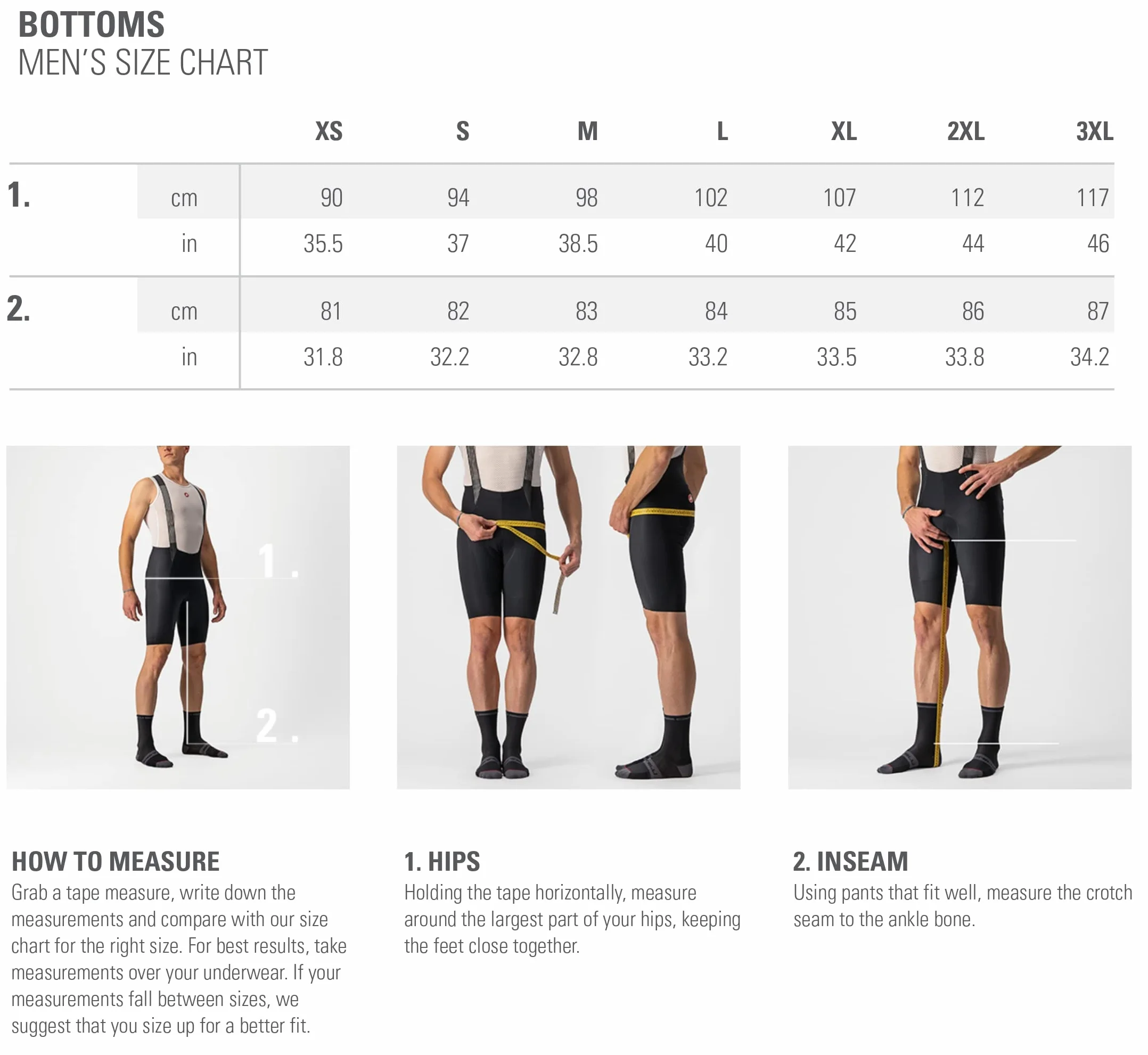CASTELLI COMPETIZIONE BIBSHORT - Shorty męski