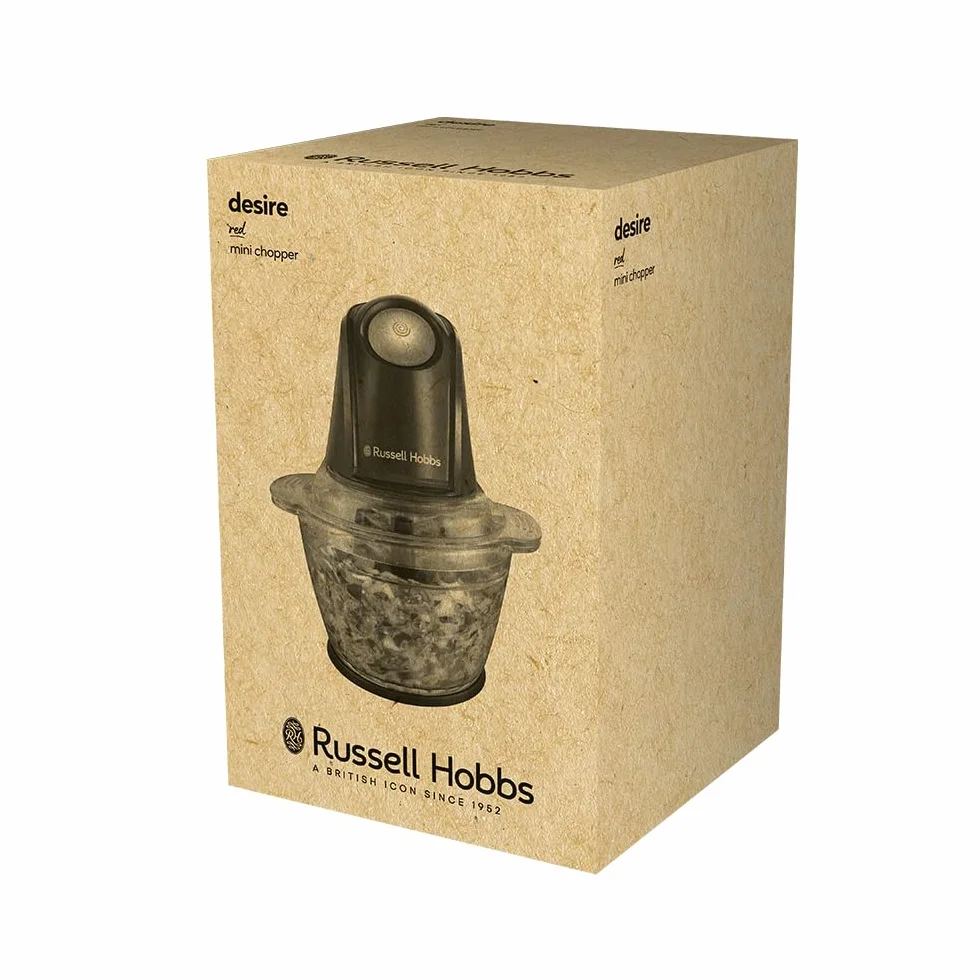 Russell Hobbs Minirozdrabniacz Desire Red 350W 500ml stal nierdzewna 27132-56