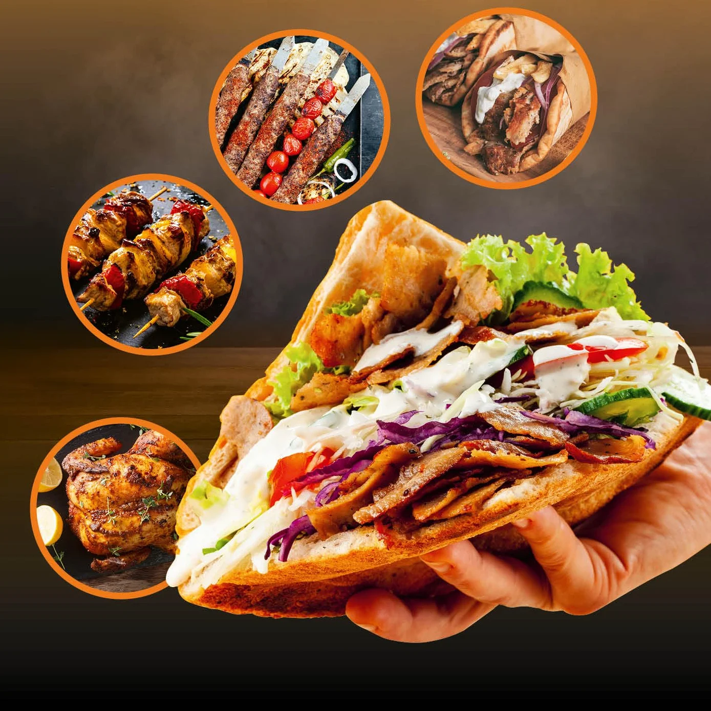 GOURMETmaxx Grill do kebaba | pionowy grill elektryczny do kebaba, żyroskopu, szaszłyka | grill elektryczny ze średnim szpikulcem i 6 dodatkowymi szpikulcami, może być również stosowany jako grill do