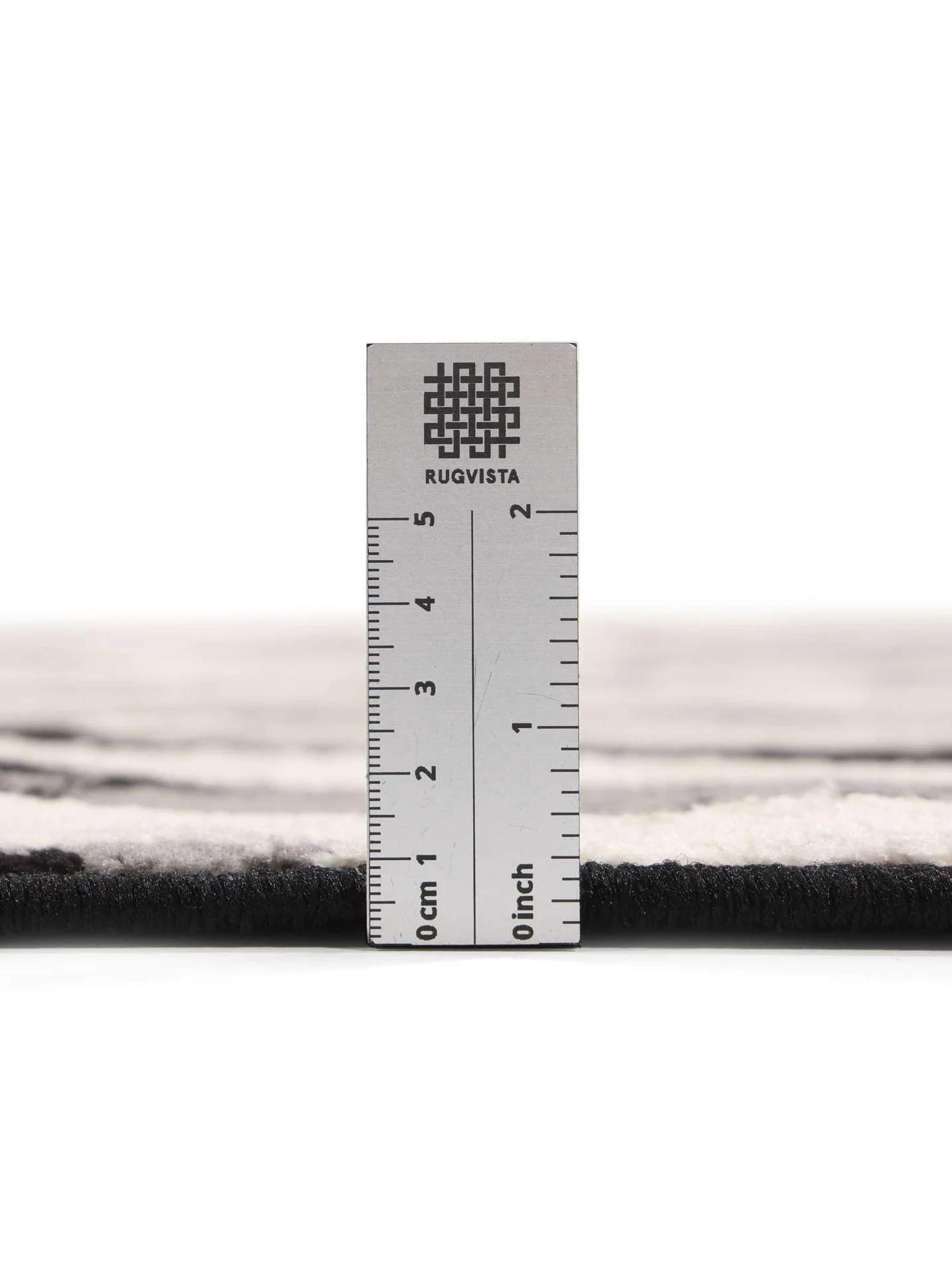 RugVista Nalori, Dywan, Nowoczesne, Ø 240 cm, Okrągły, Wysoki, Pokój dzienny, Jadalnia, Sypialnia, Czyścić wyłącznie chemicznie, oeko_tex_100, Czarny/Beżowy