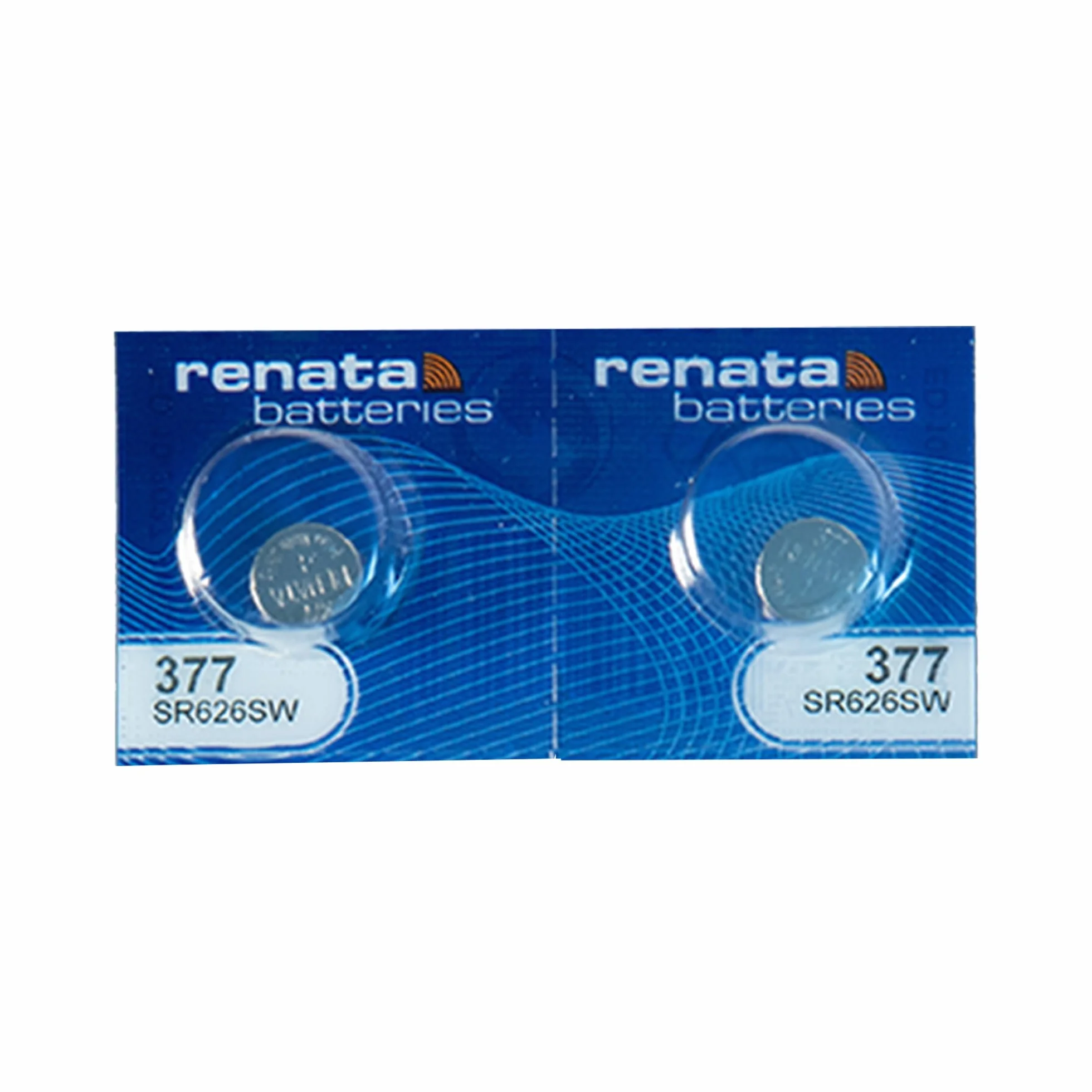 Renata Przycisk Cell SR626SW zestaw do zegarka (10 sztuk), Srebrny, 2 Count (Pack of 1)
