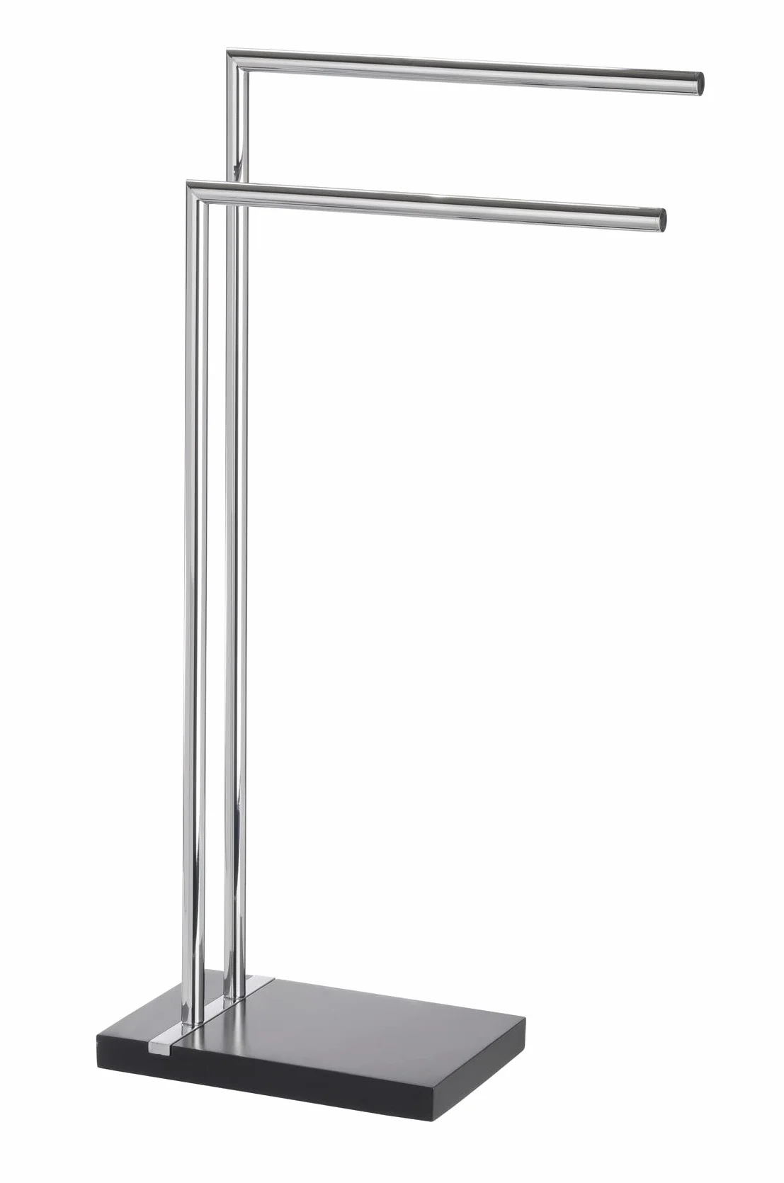 Wenko Legler Stojak na ręczniki czarny metalowy 20 x 45,5 x 82 cm
