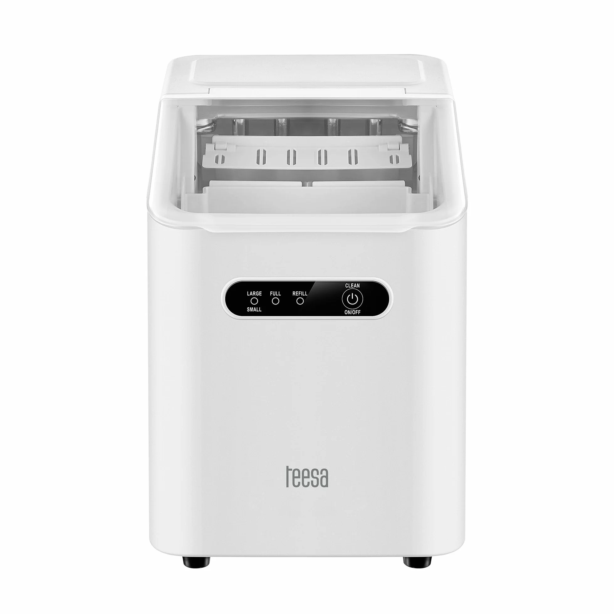 Teesa Kostkarka do Lodu EASY ICE 1L 110W Dwa Rozmiary Kostek 11 kg/24h Autoczyszczenie TSA5009