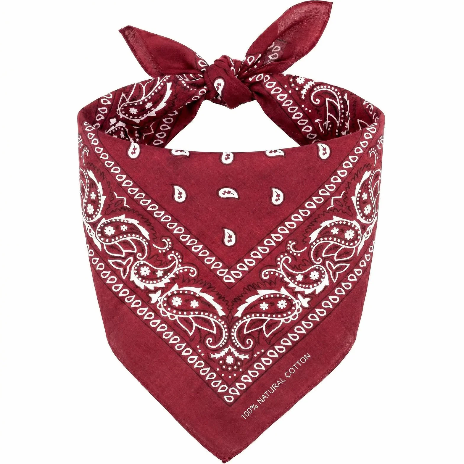 Bandana KP – 100% bawełna i włókna naturalne – miękka, trwała i nadająca się do prania w pralce – dla mężczyzn i kobiet